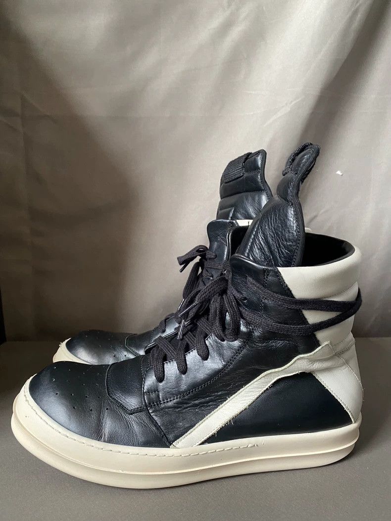 Rick Owens Rick Owens High-Top Leather Sneakers-yf Size US 9.5 / EU 42-43 - 1 Thumbnail