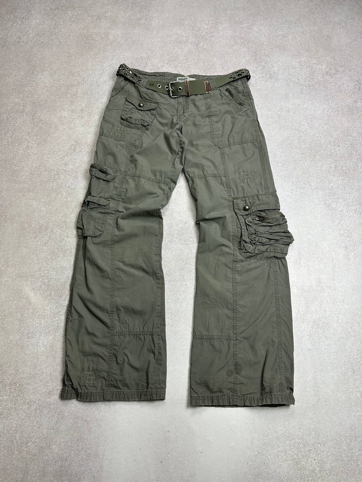 Japanese Brand Vintage Japanese Archival Hysteric If Six Cargo Y2K Pants Size 30" / US 8 / IT 44 - 2 Thumbnail