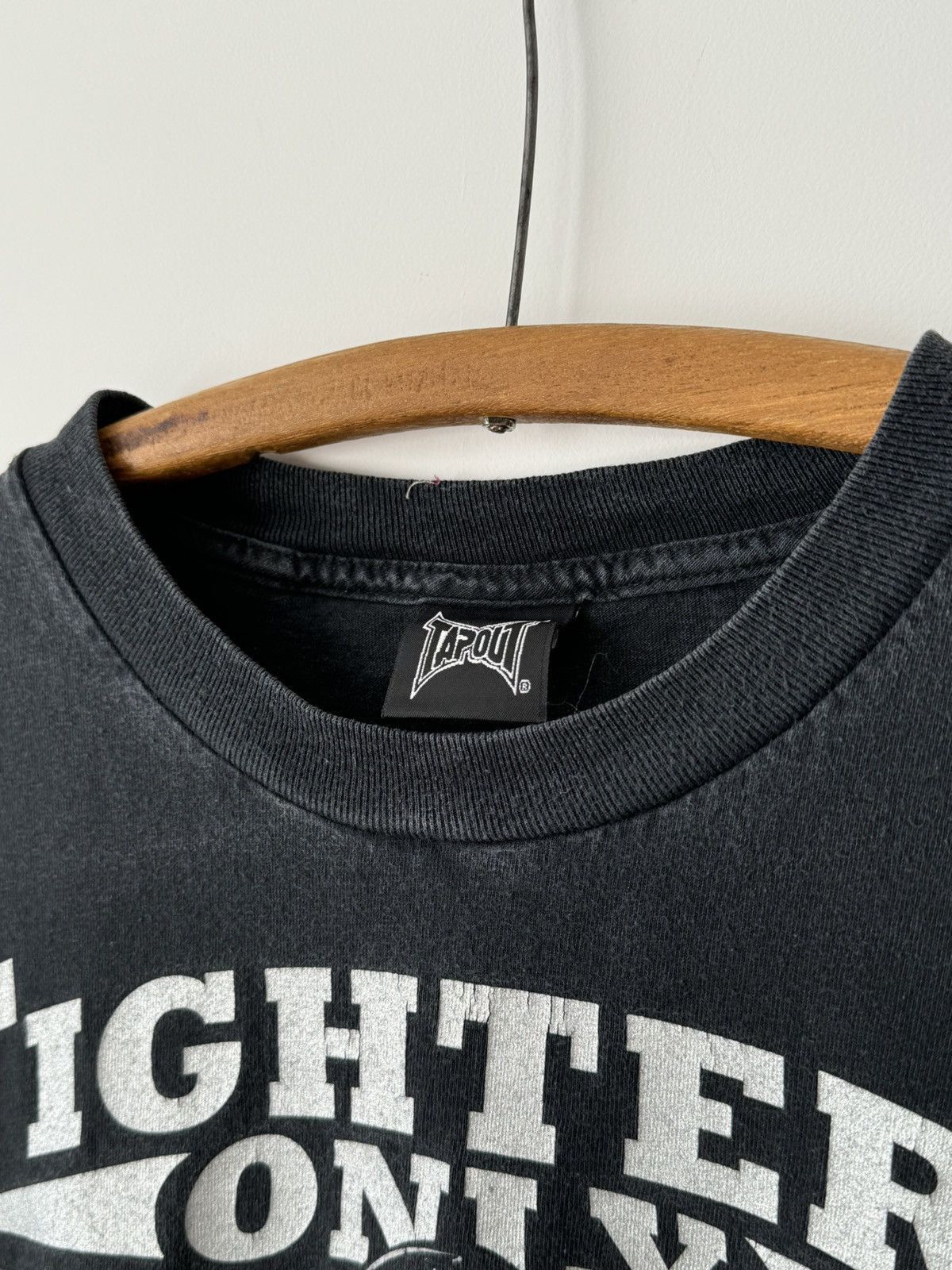 Affliction × Tapout × Vintage Vintage Y2K Tapout ‘Fighters Only’ Affliction Skate T-Shirt Size US XXL / EU 58 / 5 - 5 Thumbnail