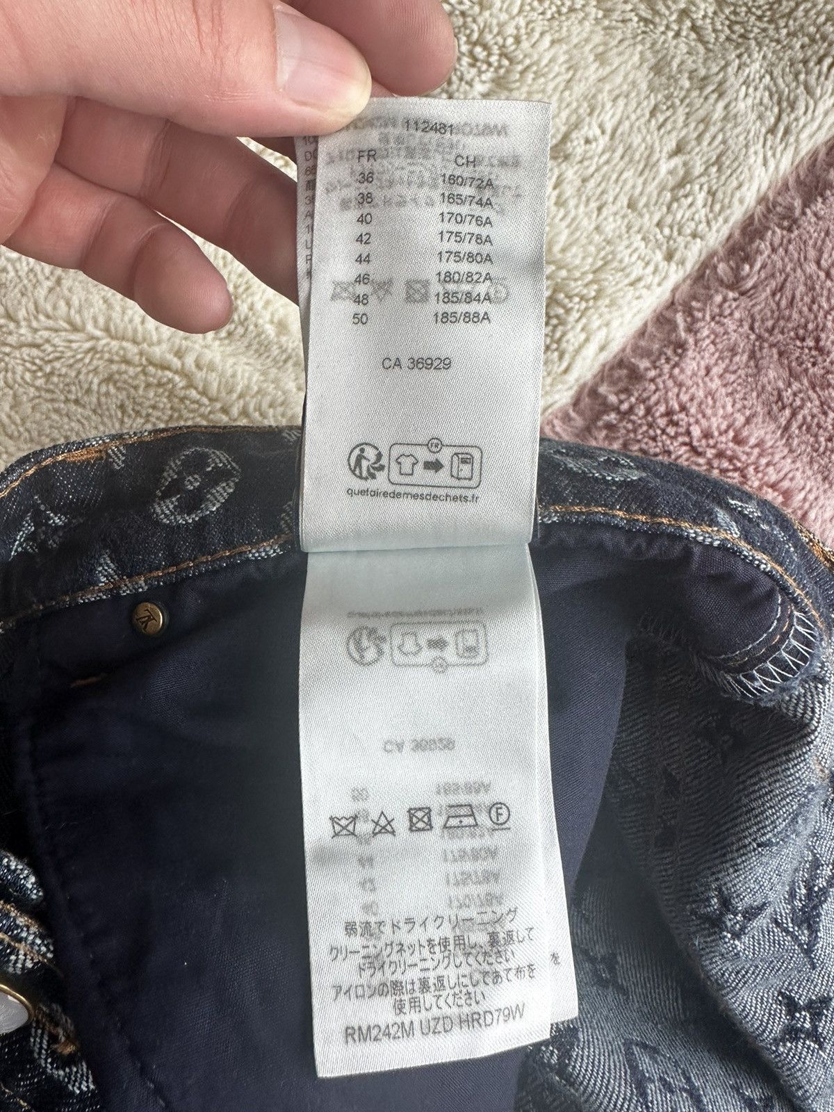 Louis Vuitton 🔥 Louis Vuitton Monogram Print Denim Size US 34 / EU 50 - 7 Thumbnail