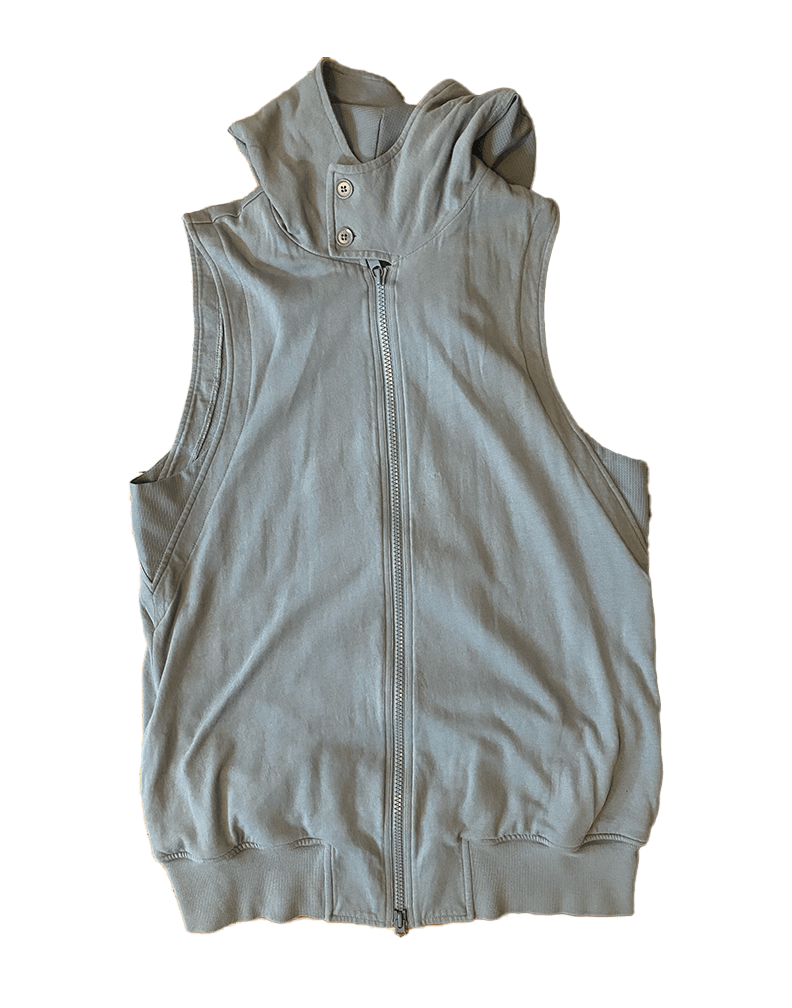 Y-3 Sleeveless Hoodie Vest Zip-Up