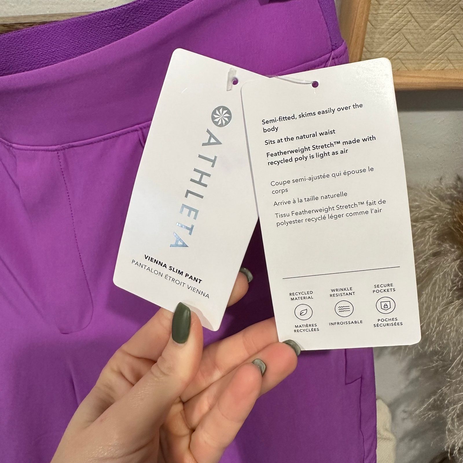 Athleta NWT! Athleta Vienna Slim Pant - sz 6T Size 28" / US 6 / IT 42 - 7 Thumbnail
