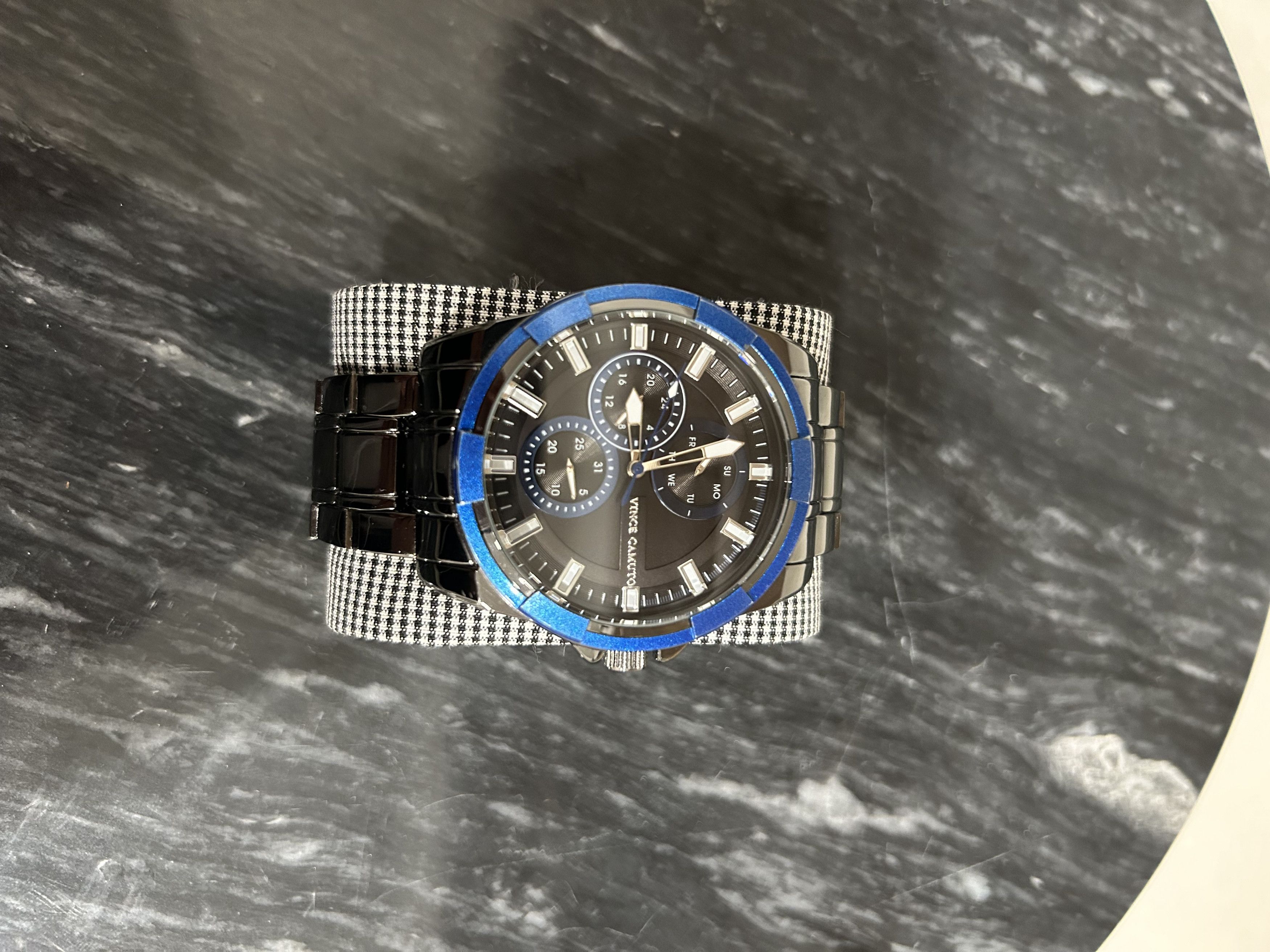 Vince Camuto Vince Camuto Men's Watch (Black Steel) Size ONE SIZE - 1 Thumbnail