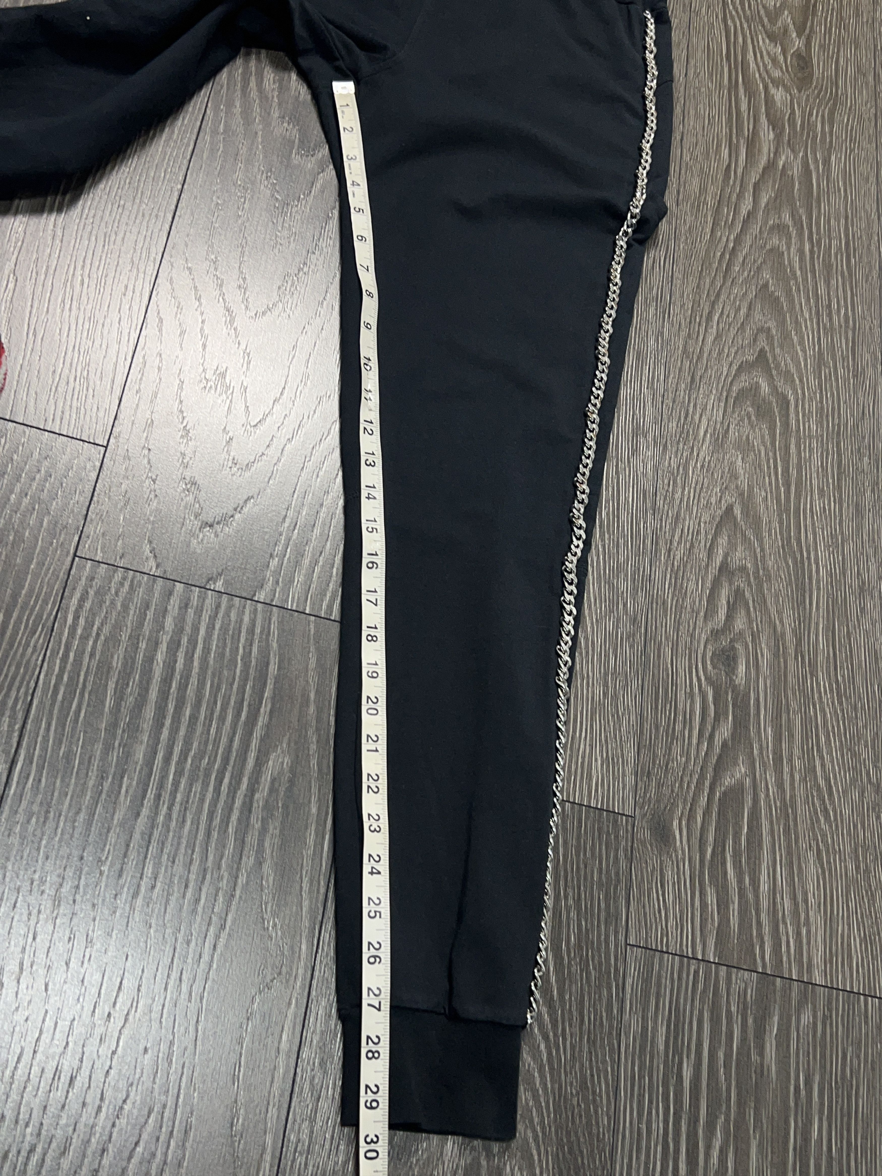 Philipp Plein Womens Philipp Plein Chain Cotton Pants Leggins Black Size 30" / US 8 / IT 44 - 13 Thumbnail