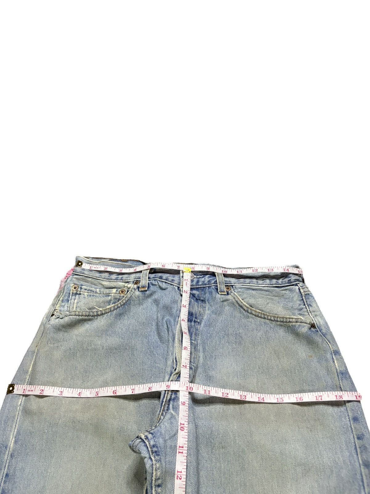 Levi's Vintage 90s Levis 501 Faded Wash Loose Jeans Size US 32 / EU 48 - 11 Thumbnail