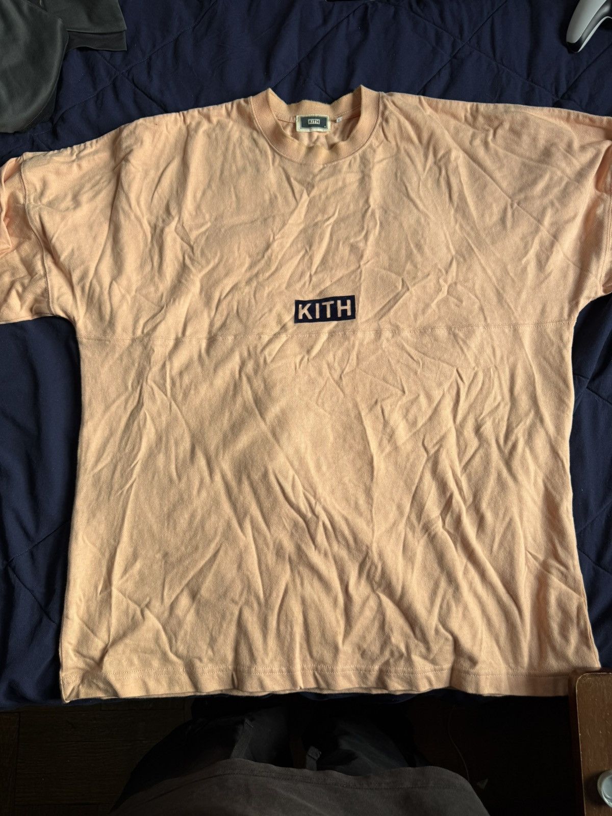Kith Kith Track Paneled Long-Sleeve T-Shirt 'Pink' Size US M / EU 48-50 / 2 - 1 Thumbnail