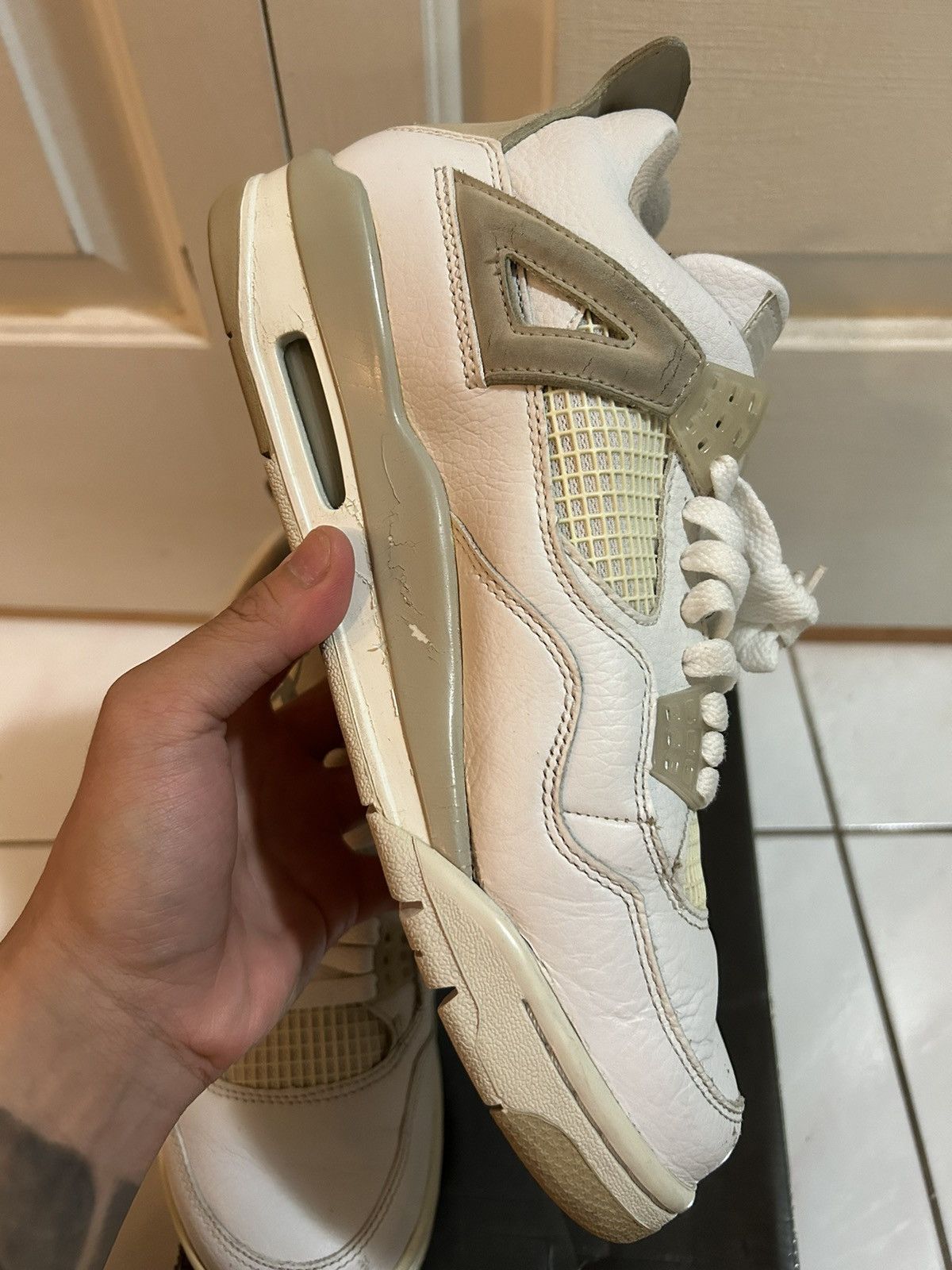 Nike RARE Jordan 4 2006 Sand 9W Size US 7.5 / EU 40-41 - 8 Thumbnail