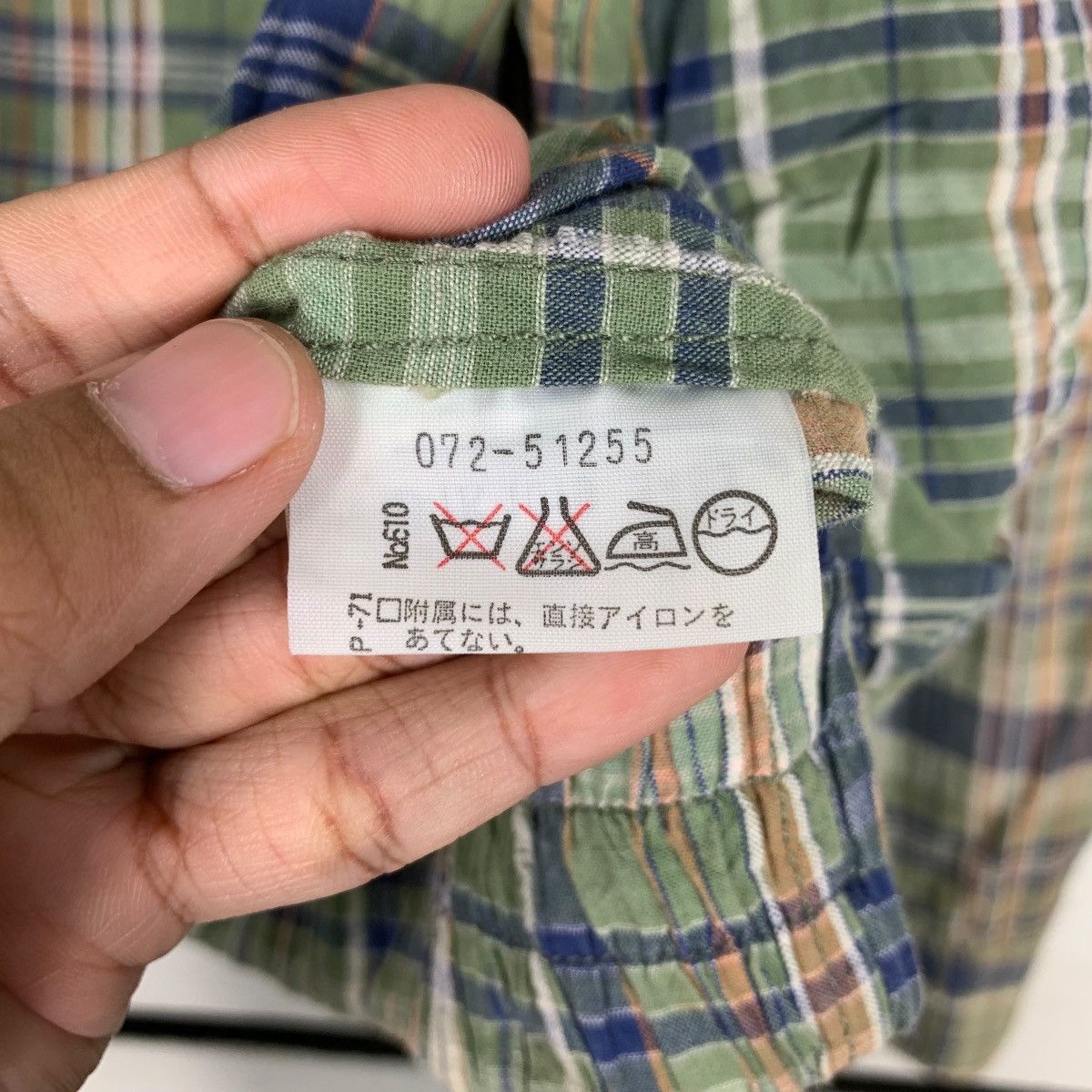 Japanese Brand MAUL RUCK Green Checked Casual Jacket #1047-C47 Size US M / EU 48-50 / 2 - 17 Thumbnail