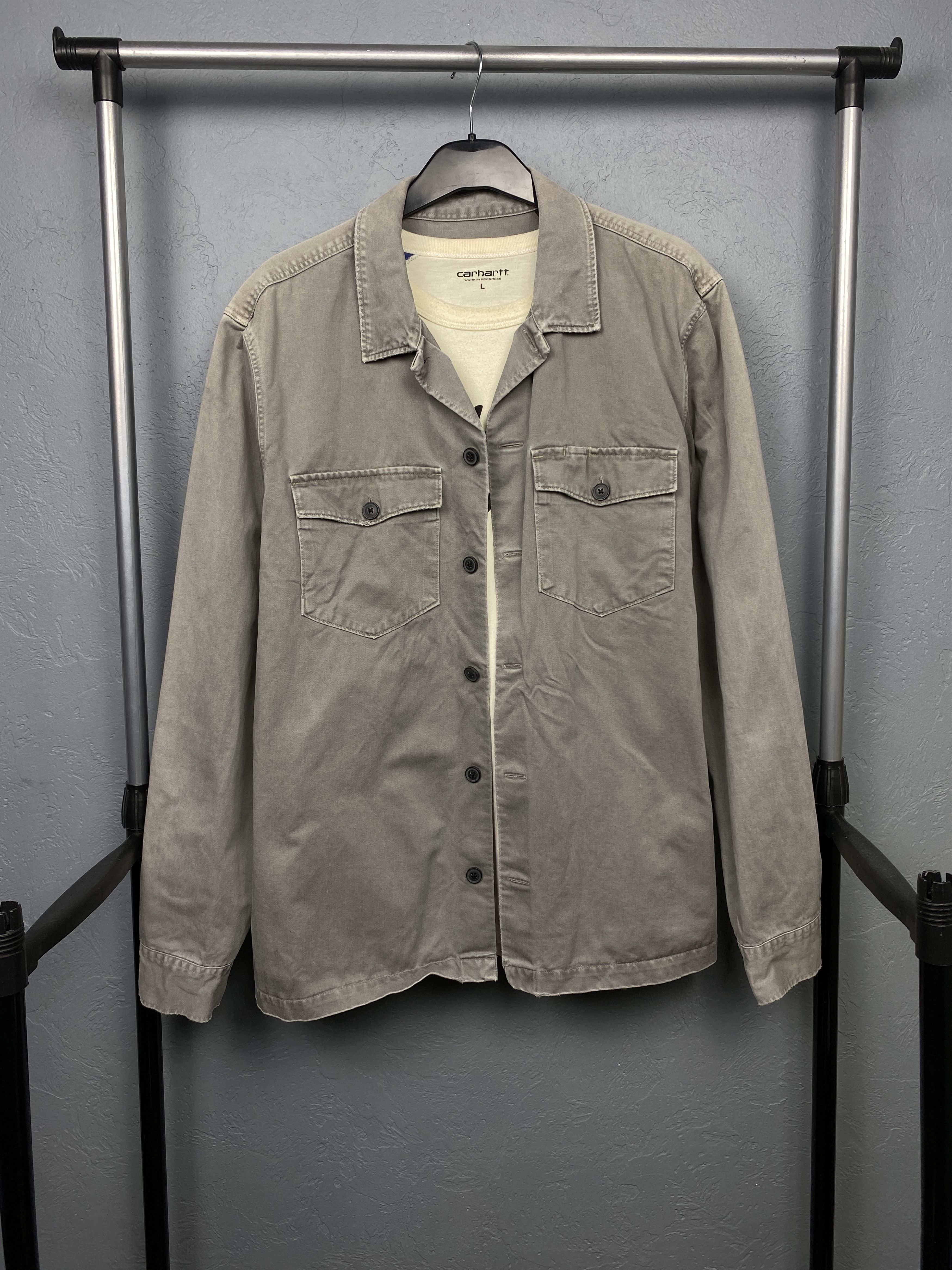 Allsaints × Vintage Allsaints Vintage Mens Firebase Shirt Overshirt Jacket Size US XL / EU 56 / 4 - 1 Thumbnail