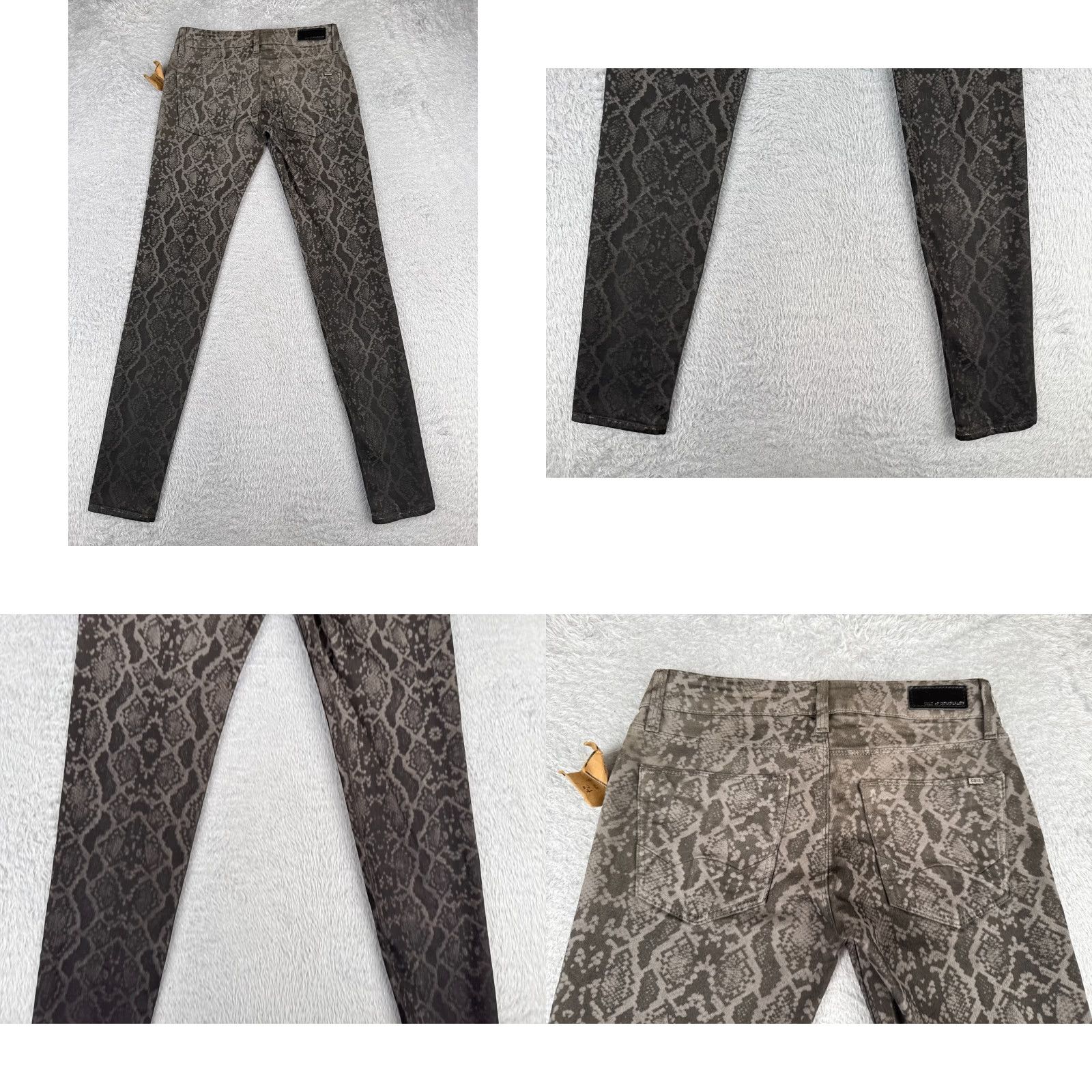 Cult Of Individuality Cult Of Individuality Jeans Women 24 Black Snake Skin Teaser Skinny Cotton 24x30 Vintage N/A Size 42" / US 20 - 10 Thumbnail