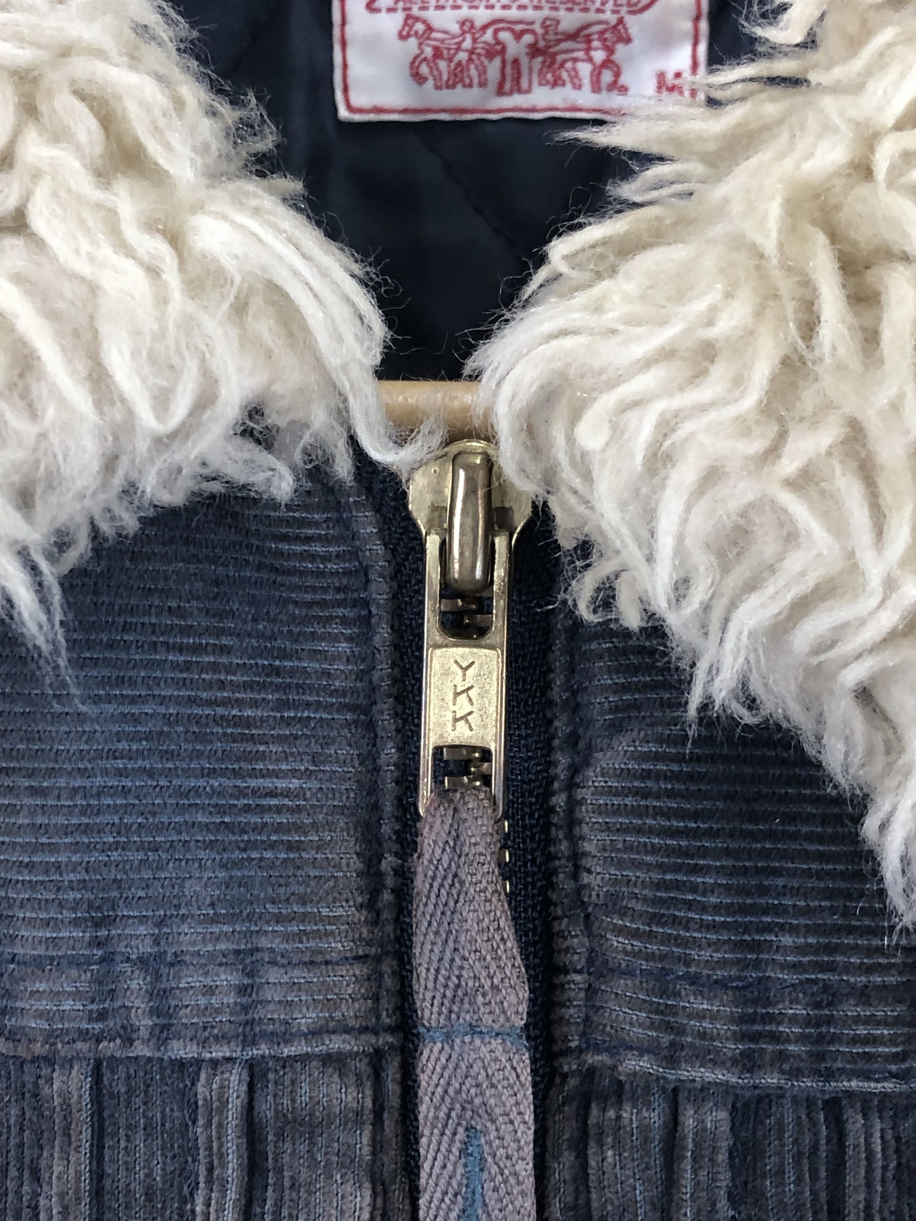 Levi's Vintage Levis Redloop Denim Sherpa Velvet Jacket J0736 Size US M / EU 48-50 / 2 - 12 Thumbnail