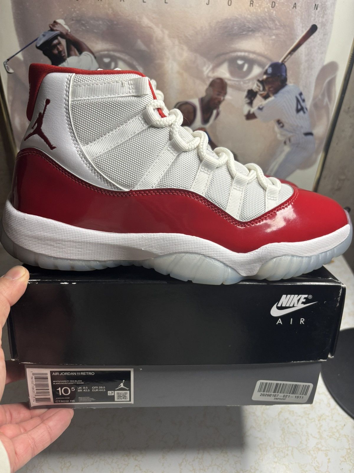 Jordan Brand Air Jordan 11 Retro Cherry Size US 10.5 / EU 43-44 - 1 Thumbnail