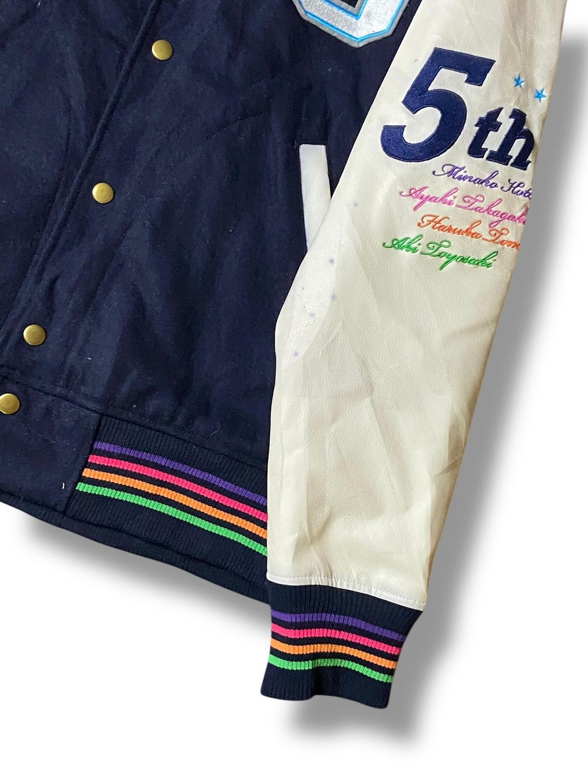Japanese Brand × Vintage Japanese Brand Embroidered Varsity Jacket (119) Size US XS / EU 42 / 0 - 7 Thumbnail