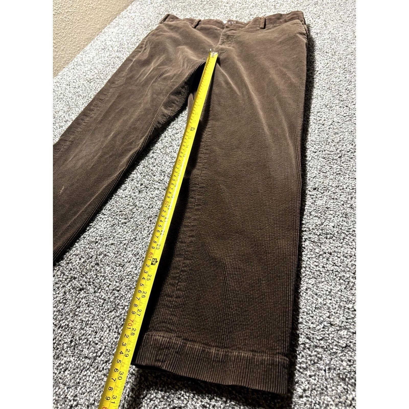 Polo Ralph Lauren Polo Ralph Lauren Corduroy Pants Mens 35x29 Brown Chino Classic Fit Straight Leg Slacks Pants Mens Brown Corduroy Straight Leg Classic Fit 35x29 Pants Size US S / EU 44-46 / 1 - 4 Thumbnail