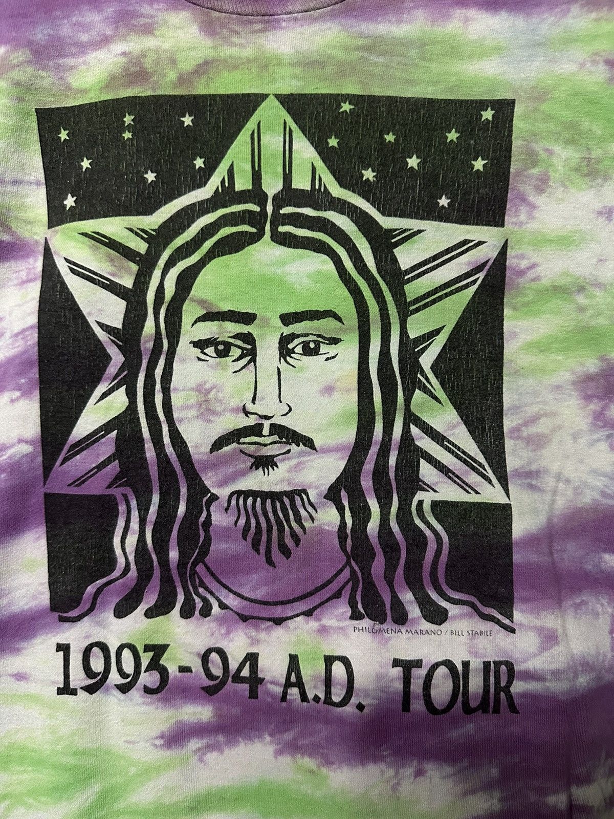 Band Tees × Vintage Vintage 90s A D Philomena Marano Tour Single Stitch Tee Size US XL / EU 56 / 4 - 3 Thumbnail