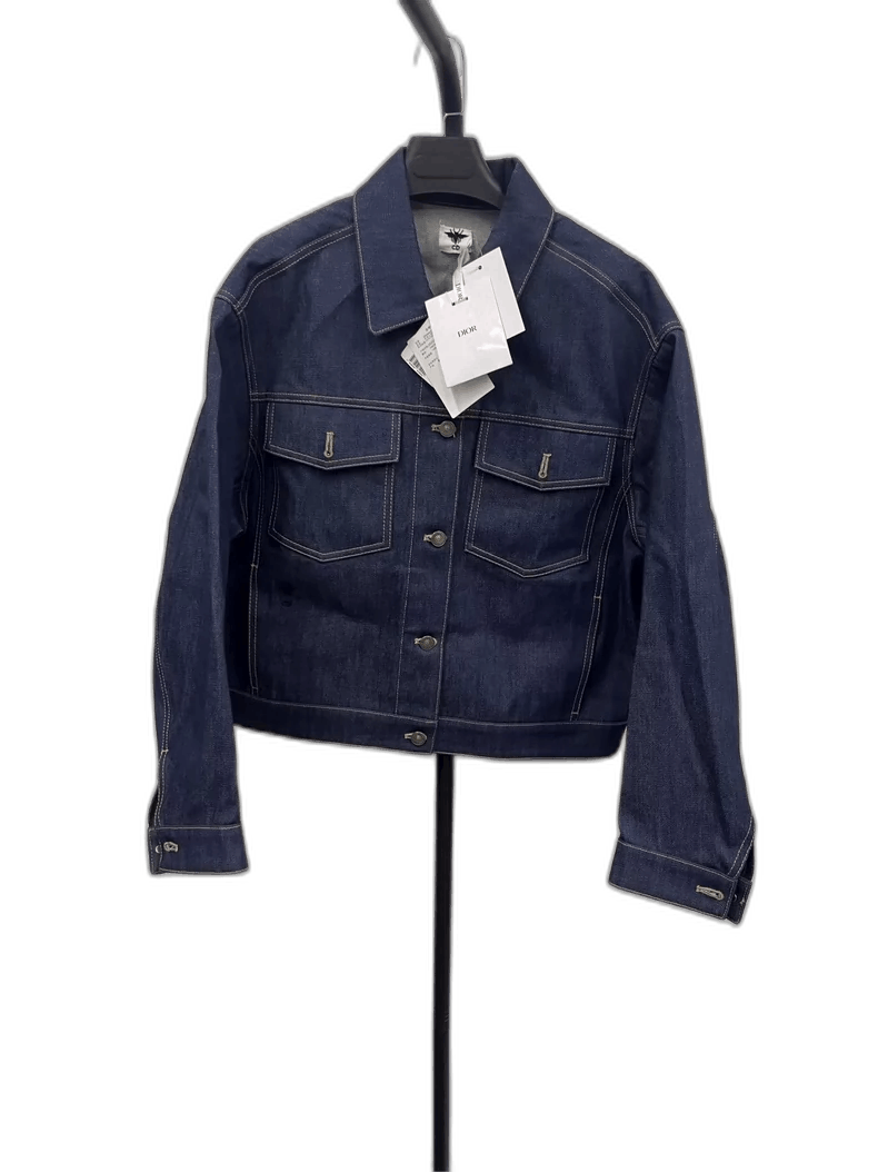Dior DIOR Women's Classic Denim Jacket with Embroidery-2506 Size US S / EU 44-46 / 1 - 1 Thumbnail