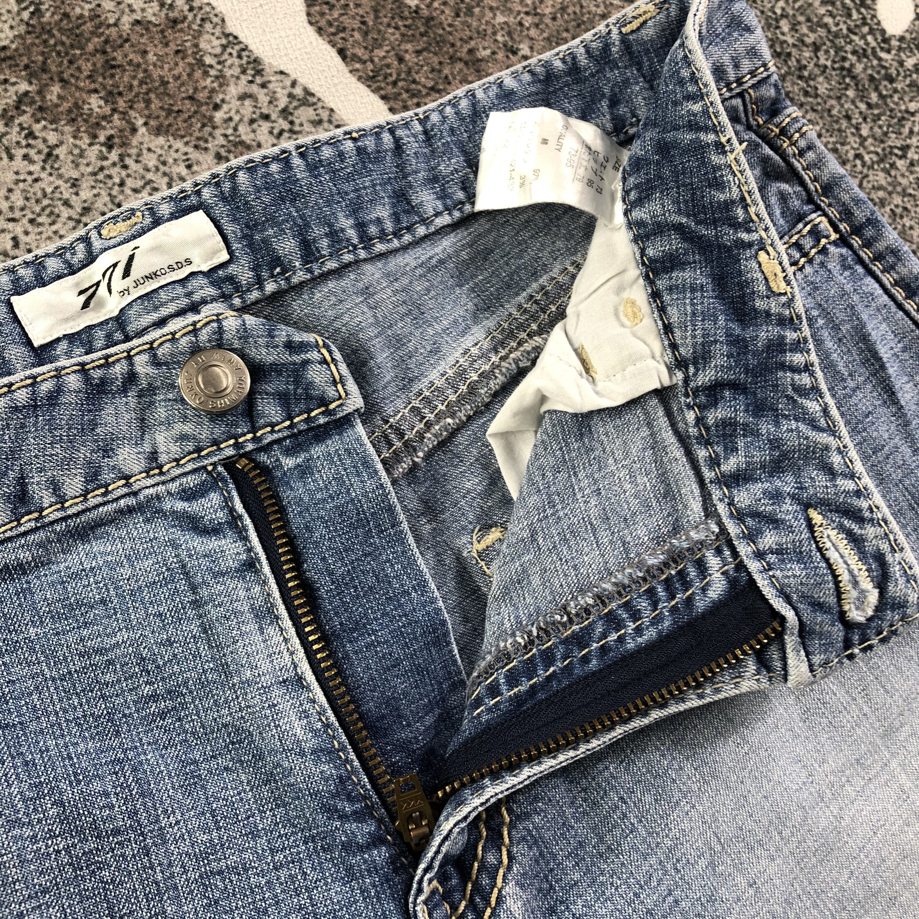 Junko Shimada Junko Shimada Jeans Flare Denim KJ1678 Size 33" - 6 Thumbnail