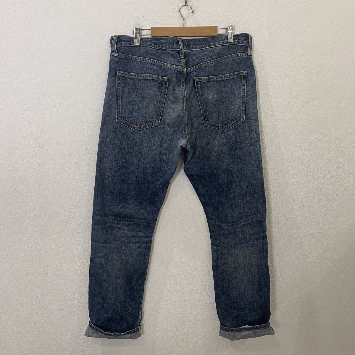Japanese Brand Vintage Uniqlo Redline Seldvege Denim Jeans Size US 36 / EU 52 - 7 Thumbnail