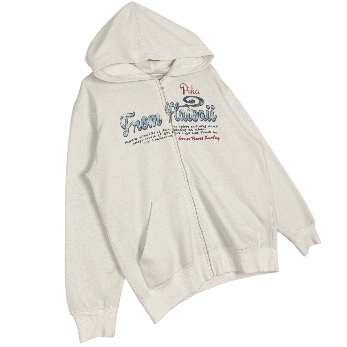 Other Vintage Piko Hawaiian Printed Hoodie Gray Pullover Jumper Size US M / EU 48-50 / 2 - 3 Thumbnail