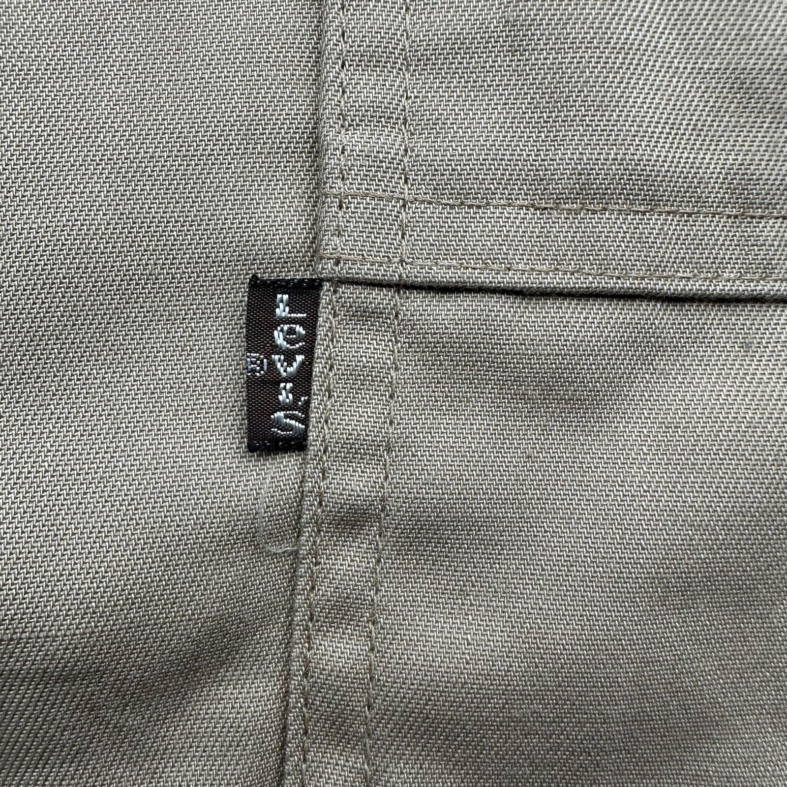 Levi's VTG 80s Levis Work Twill Button Shirt Men Medium Long Sleeve Size US M / EU 48-50 / 2 - 7 Thumbnail