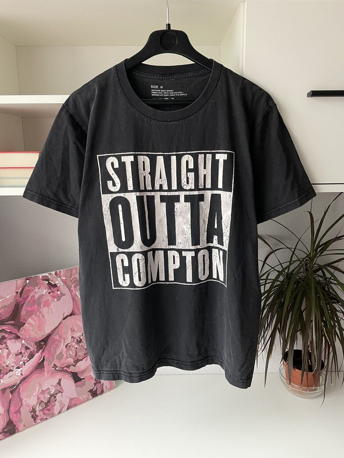 Rap Tees × Vintage N.W.A Straight Outta Compton 00’s Vintage T-Shirt Rap Black Size US M / EU 48-50 / 2 - 2 Thumbnail