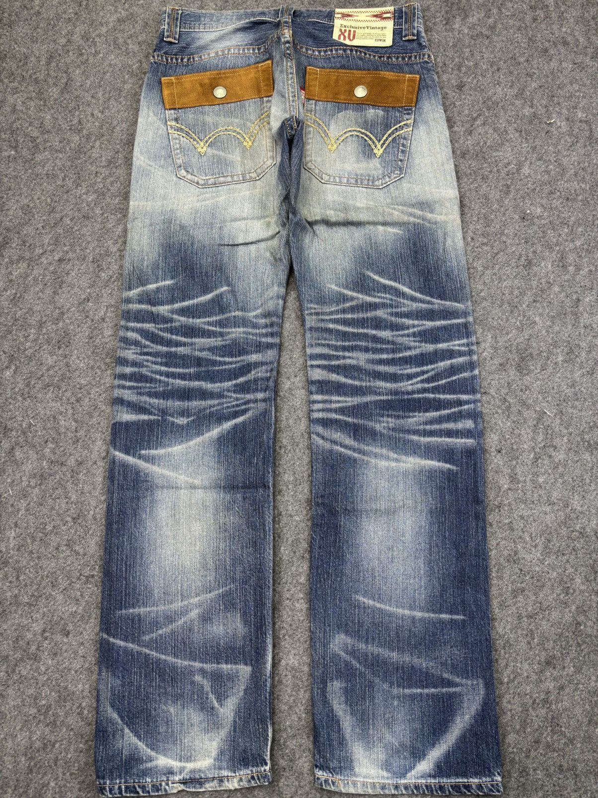 Edwin EDWIN Navajo Designer Stylish Fades Bush Pant Denim F862 Size US 33 - 18 Thumbnail