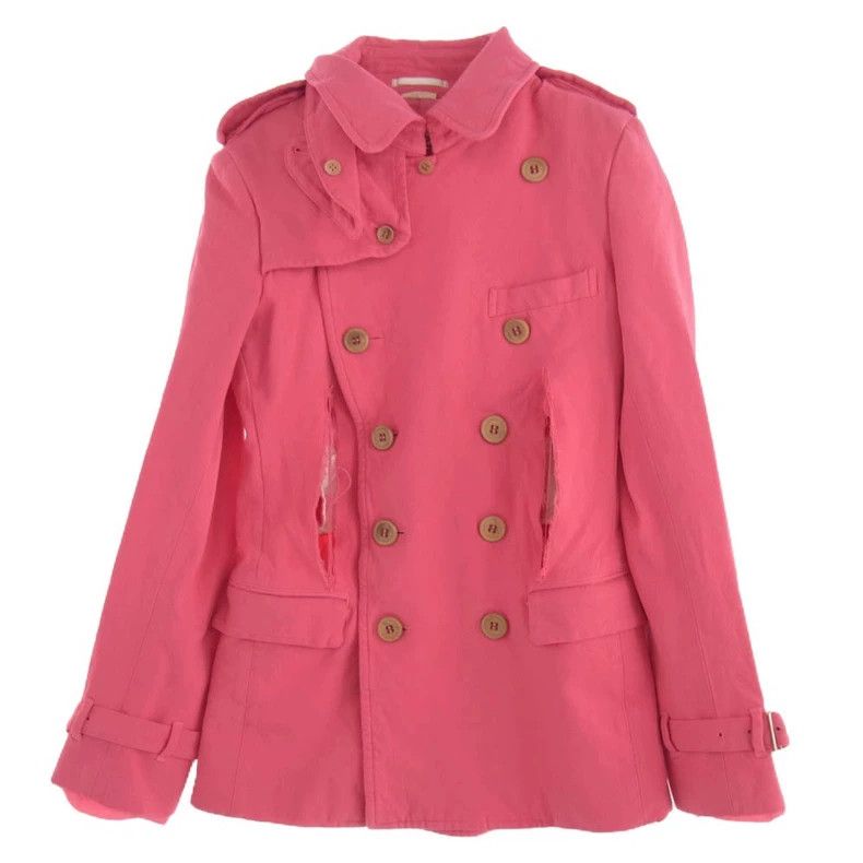 Comme des Garcons Comme Des Garcons Pink double breasted jacket 2502-Nextarr Size S / US 4 / IT 40 - 1 Thumbnail