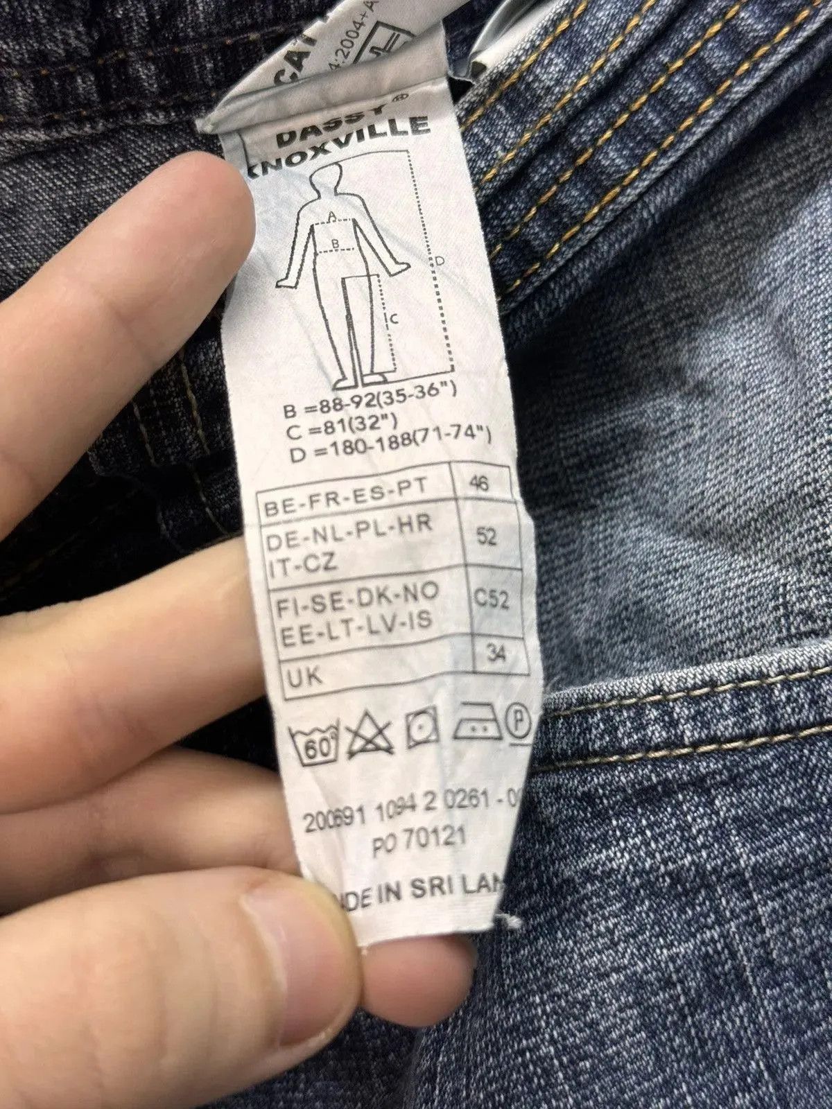 Vintage Vintage DASSY Knoxville workers pants Size US 34 / EU 50 - 9 Thumbnail