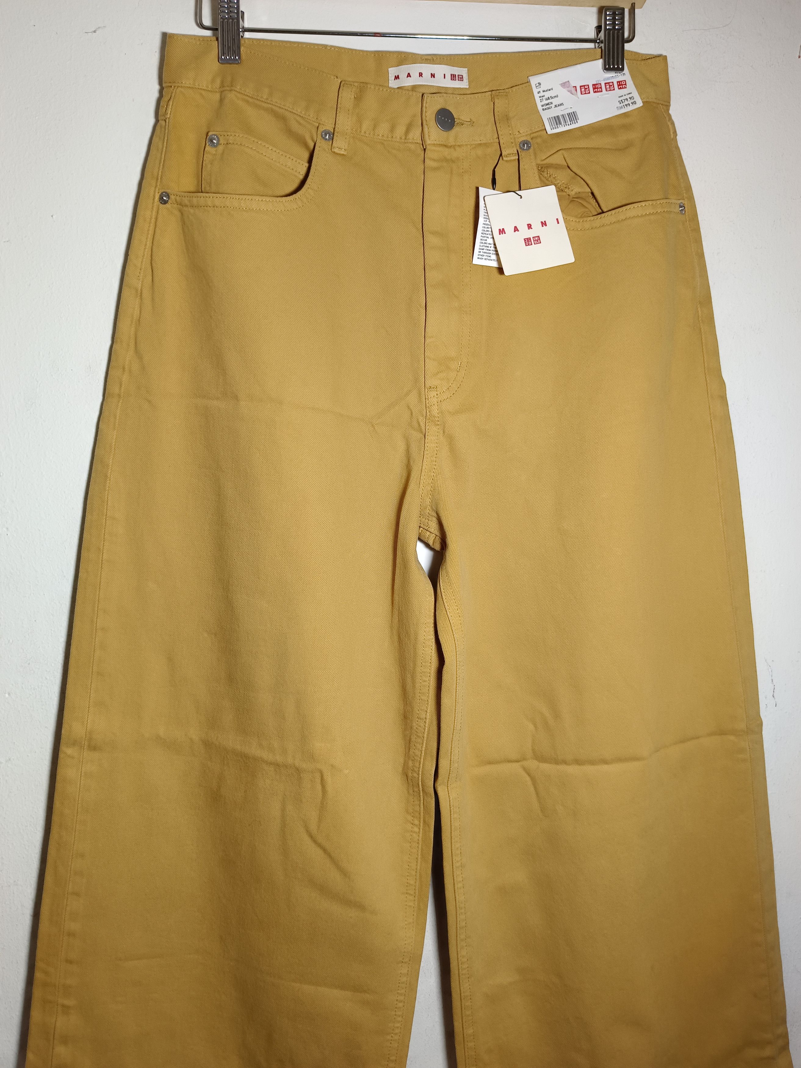 Japanese Brand × Marni Marni Uniqlo high-rise wide leg/baggy jeans Size US 28 / EU 44 - 3 Thumbnail