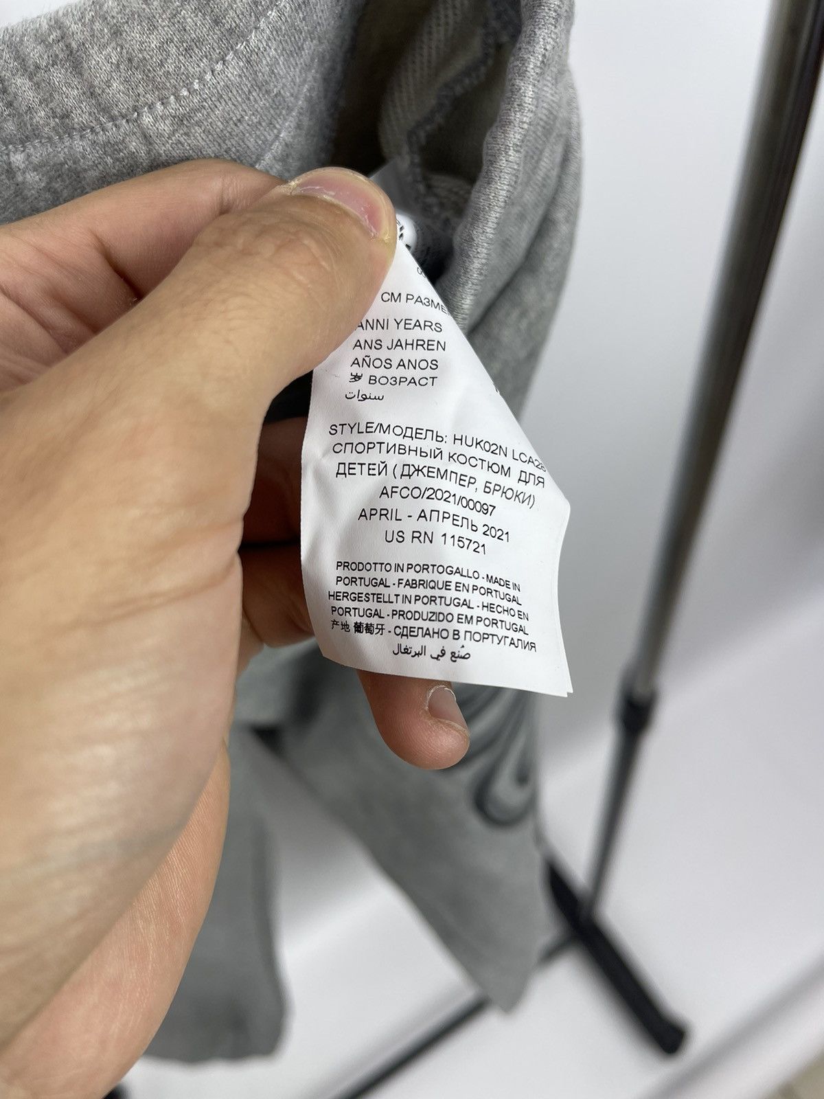 Moschino Moschino Teen Sports Suit Grey Size 152 cm (12 years) Size US XS / EU 42 / 0 - 10 Thumbnail