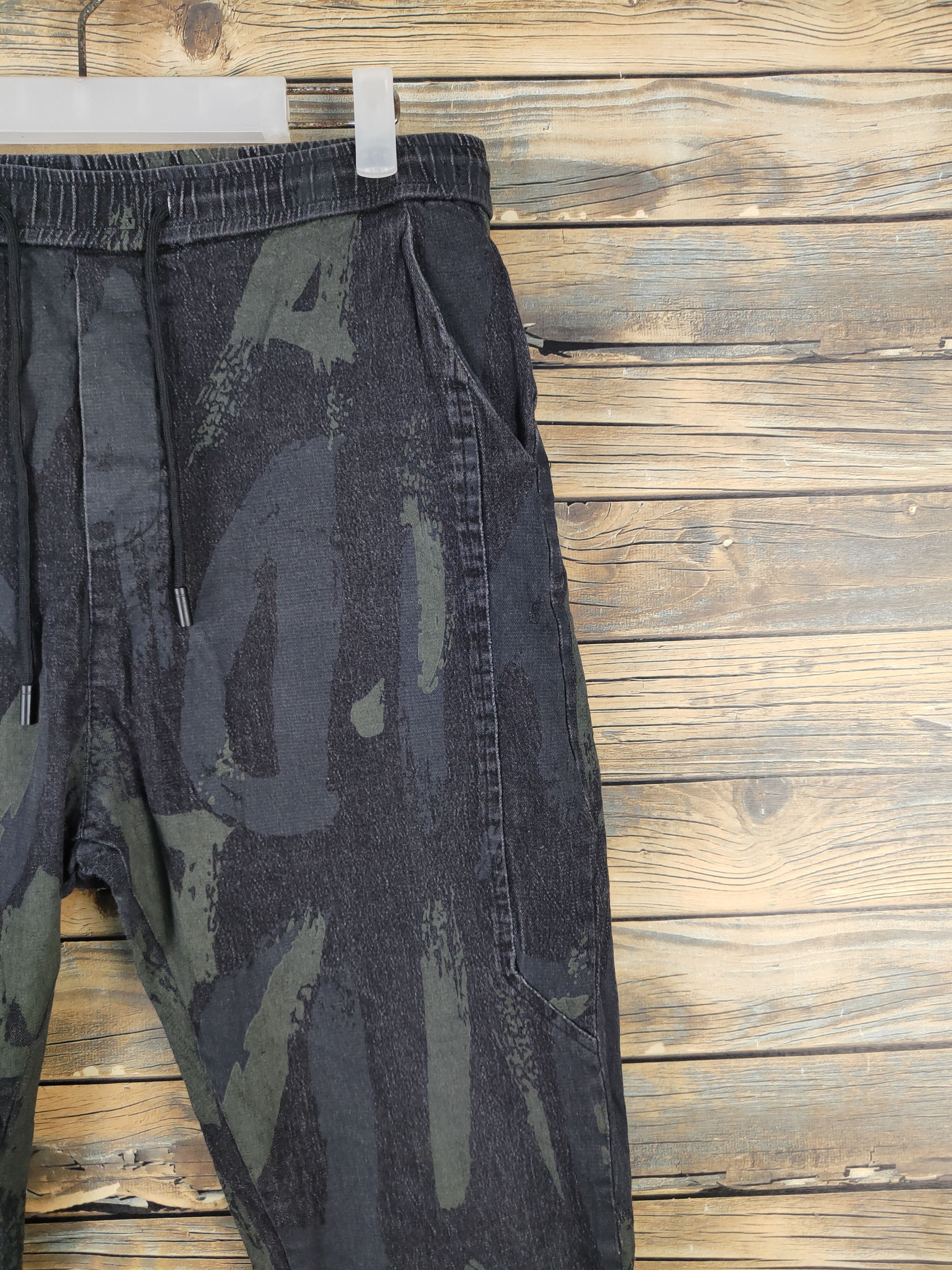 Japanese Brand Japan camo Black Multipocket Jogger Pants #W2095 Size US 33 - 5 Thumbnail