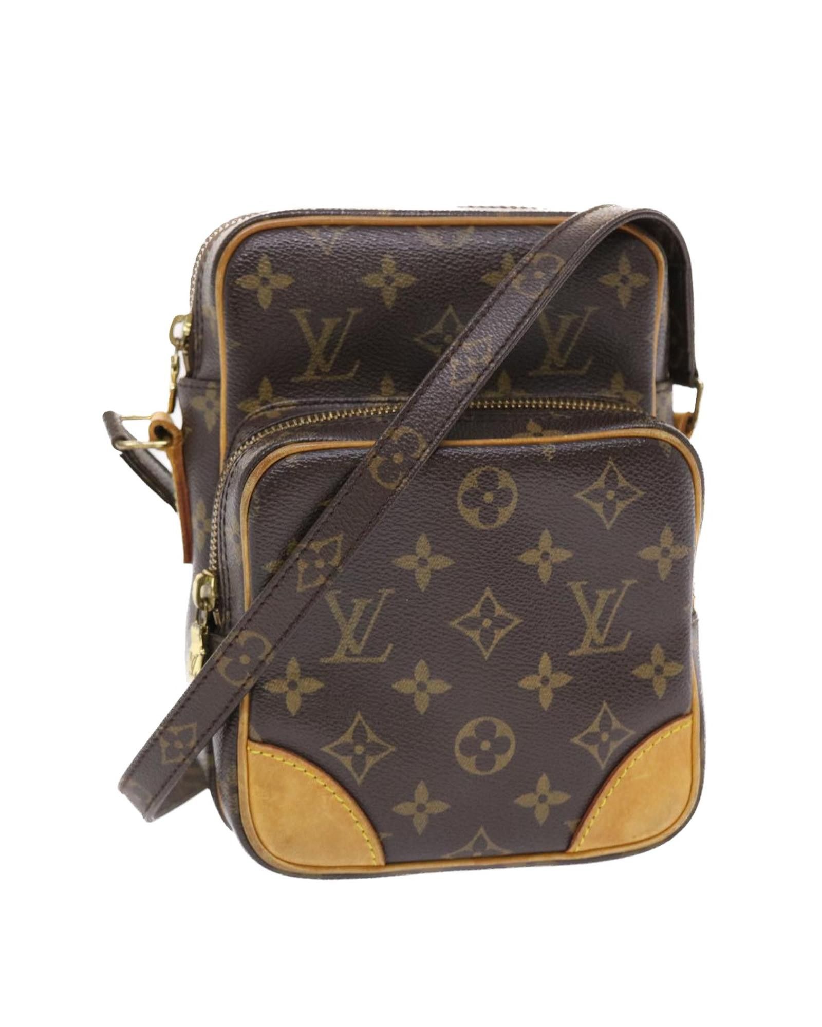 image of Stylish And Practical Louis Vuitton Shoulder Bag in Brown, Women's