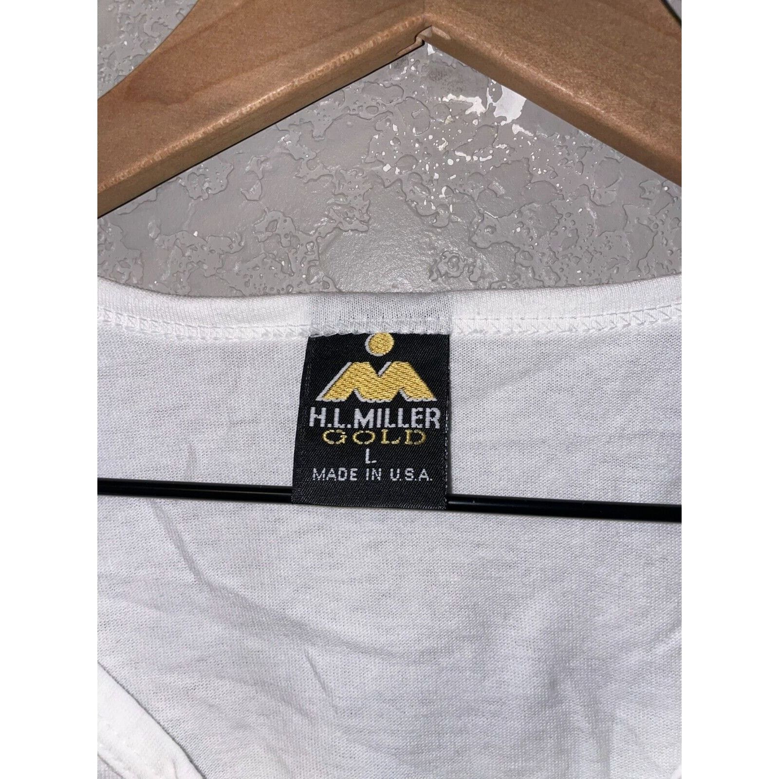 Vintage Womens Vintage Summer White Shirt Montana Tee Top 90s Large Size L / US 10 / IT 46 - 8 Thumbnail