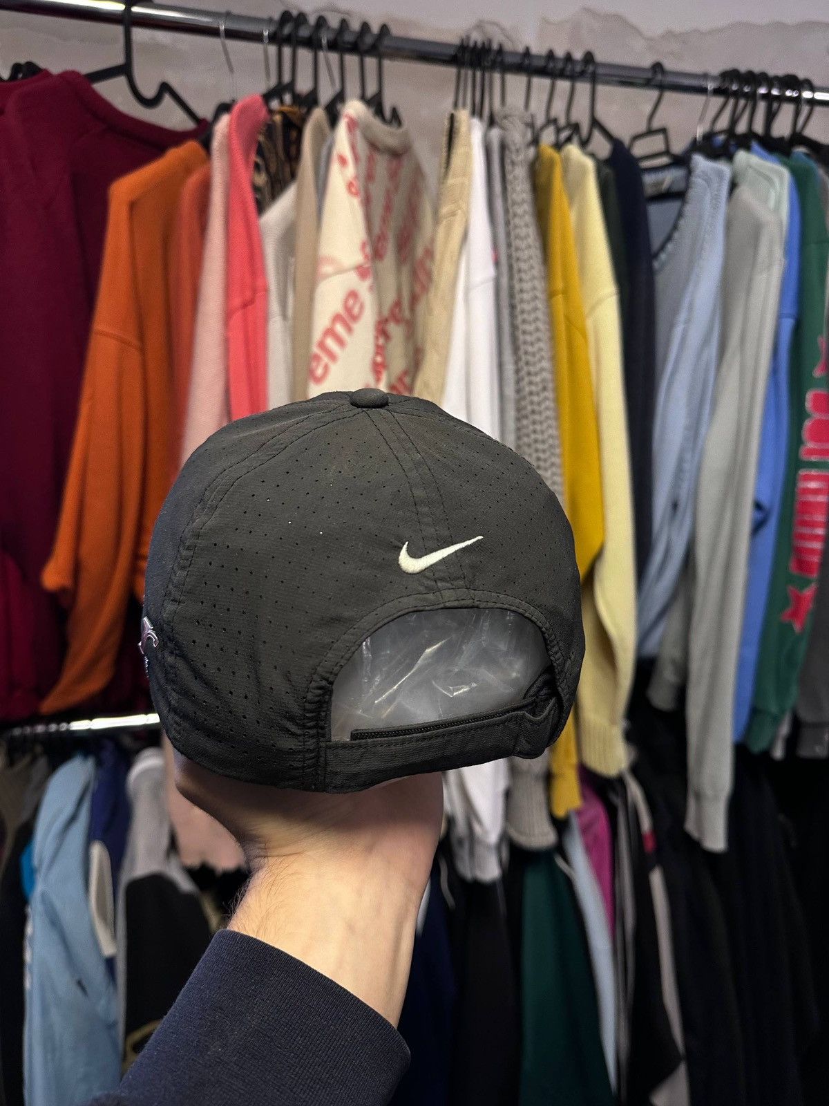 Nike Vintage 90s Nike Swoosh 20 XL Nylon Cap Size ONE SIZE - 6 Thumbnail