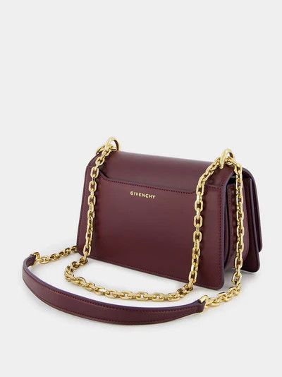 Givenchy o1srvl11e0924 Size: OS / 4G Leather Chain Bag in Burgundy Size ONE SIZE - 3 Thumbnail