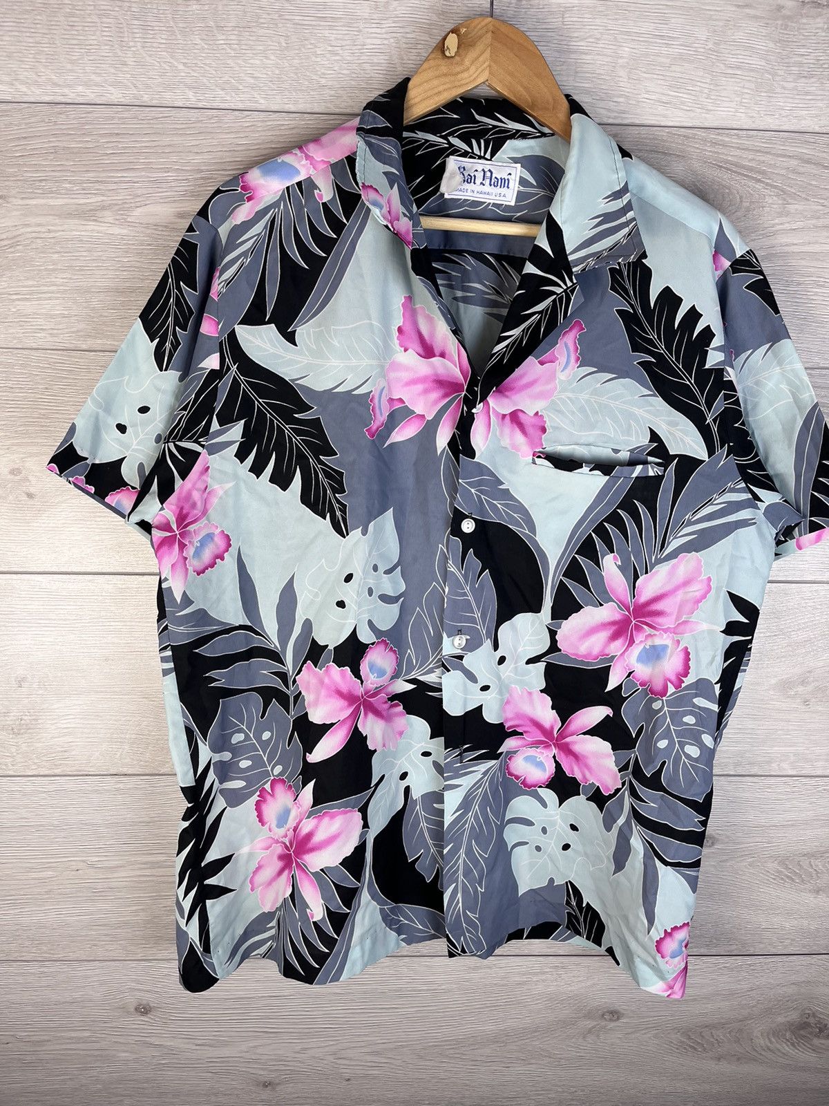 Vintage Vintage men’s Button-down shirt crazy shirt Hawaii made USA Size US L / EU 52-54 / 3 - 4 Thumbnail