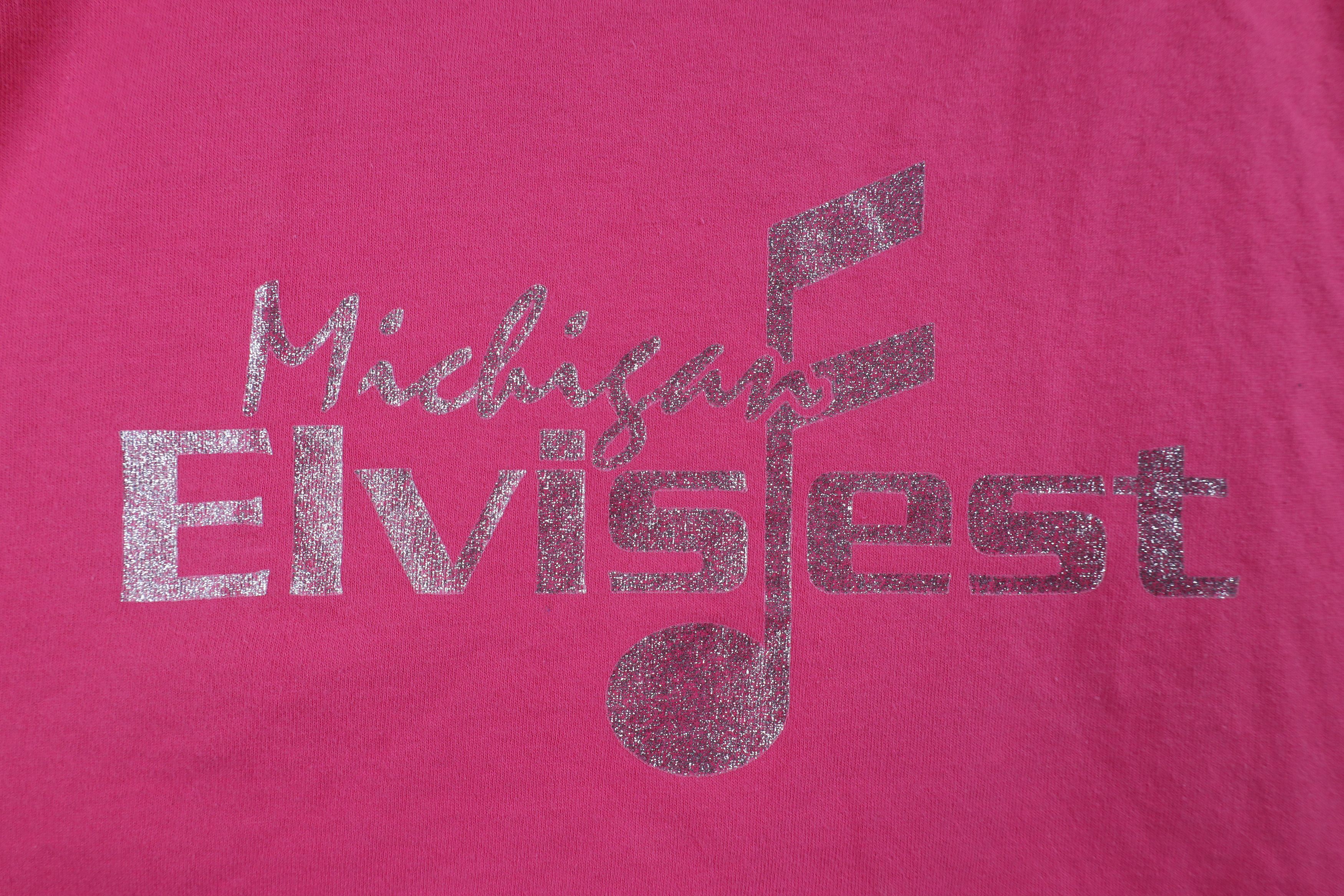 Vintage Vintage Michigan Elvis Fest Elvis Presley T-Shirt Cotton Size XL / US 12-14 / IT 48-50 - 4 Thumbnail