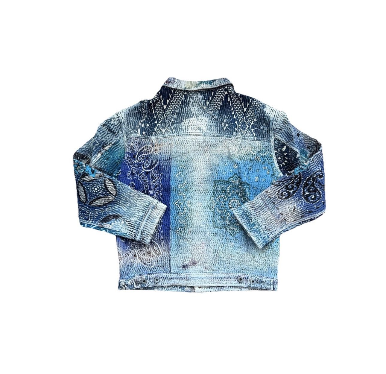 Proleta Re Art #781 BANDANA PRINT DENIM JACKET RRP $7,650 Size US M / EU 48-50 / 2 - 2 Thumbnail