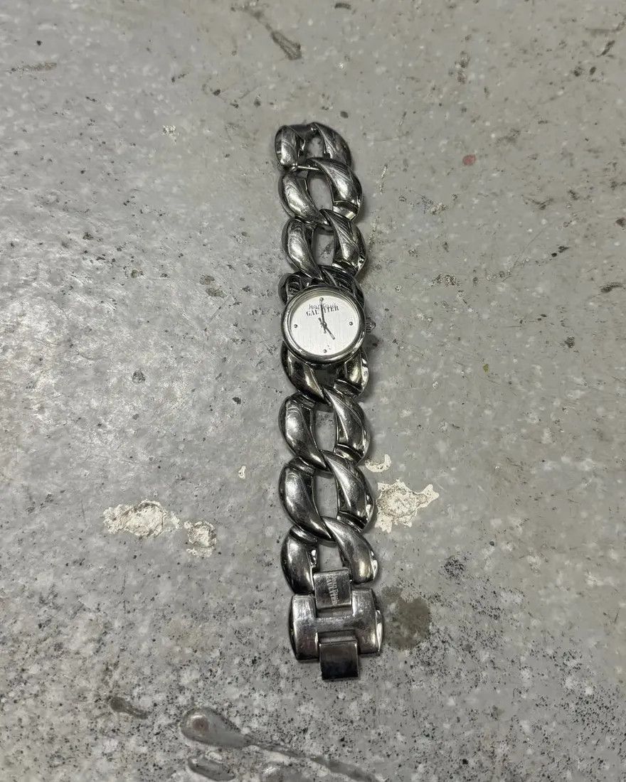 Jean Paul Gaultier × Vintage Jean Paul Gaultier Silver Steel Grey