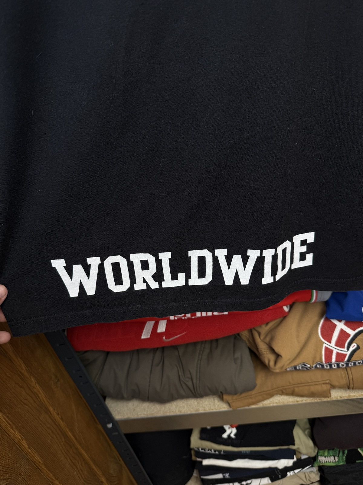 Designer Vintage Hype Stussy Worldwide Tee Big Logo 90s Size US L / EU 52-54 / 3 - 5 Thumbnail