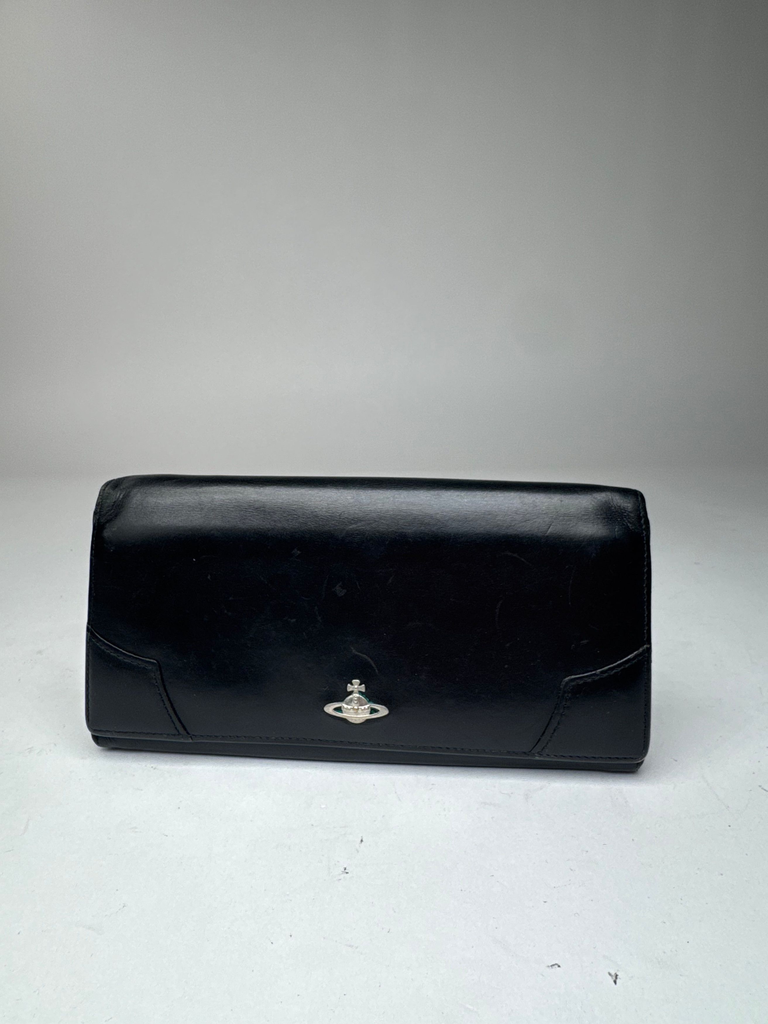 Vivienne Westwood Vintage Leather Wallet black Size ONE SIZE - 1 Thumbnail