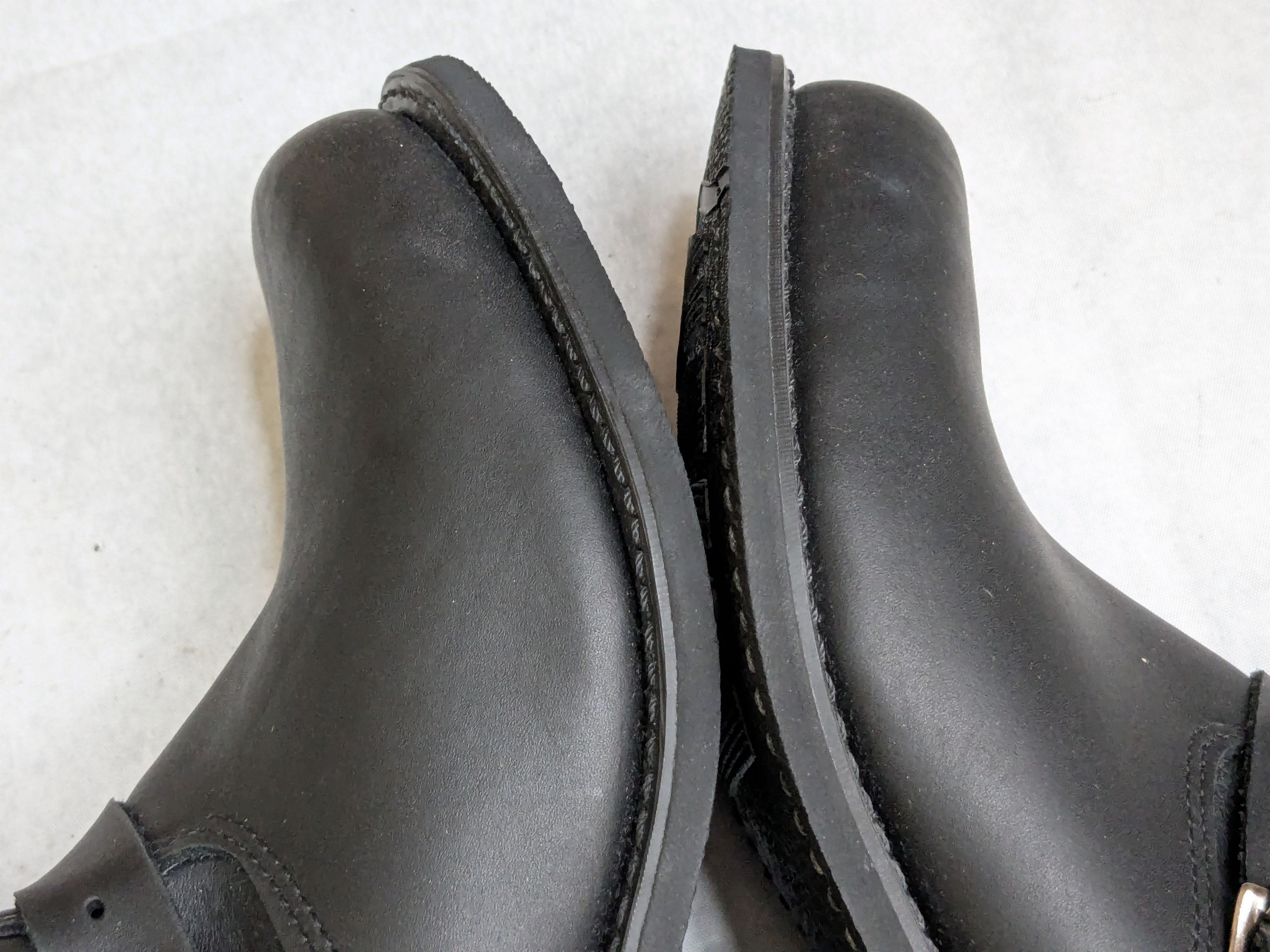 Frye Frye Engineer Boots Black Leather 10 M Leather Buckle Size US 10 / EU 43 - 8 Thumbnail