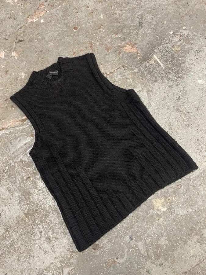 Dsquared2 × Vintage Dsquared2 Black Wool Sleeveless Sweater Size US S / EU 44-46 / 1 - 6 Thumbnail