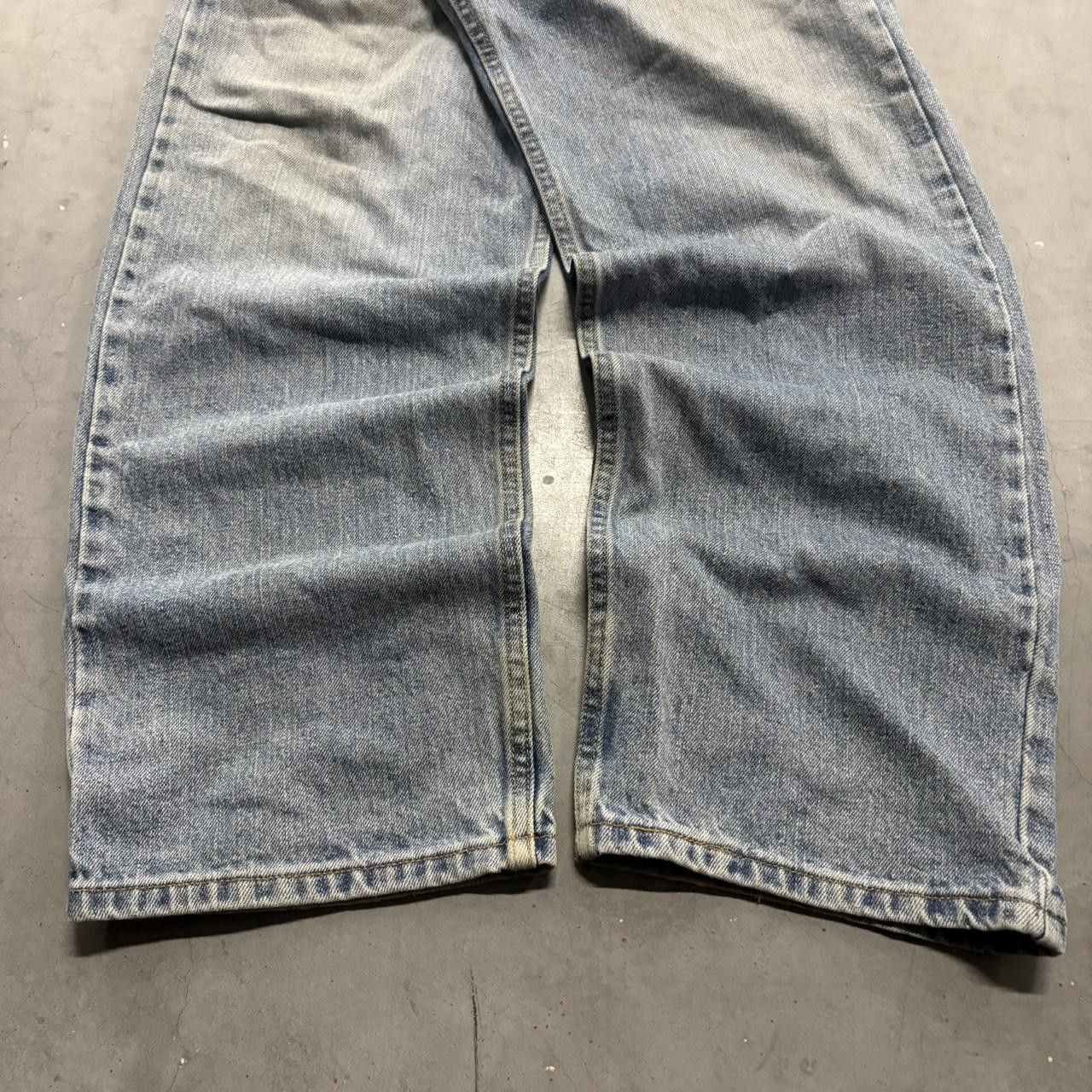 Levi's Crazy Vintage Y2K/2000s Baggy Levis Medium Blue Wash Denim Jeans! Size US 40 / EU 56 - 3 Thumbnail