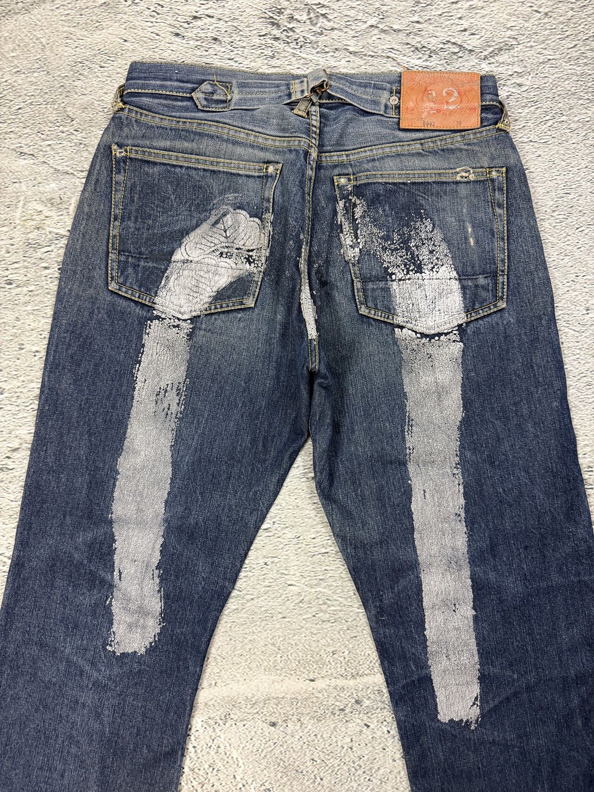Evisu Evisu jeans silver daicock big logo selvedge denim Size US 30 / EU 46 - 2 Thumbnail