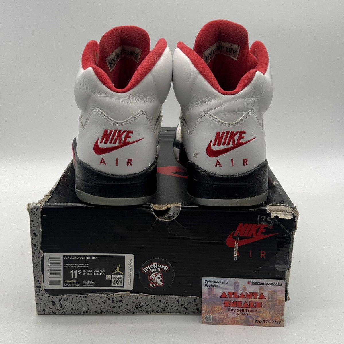 Jordan Brand Air Jordan 5 fire red Size US 11.5 / EU 44-45 - 3 Thumbnail