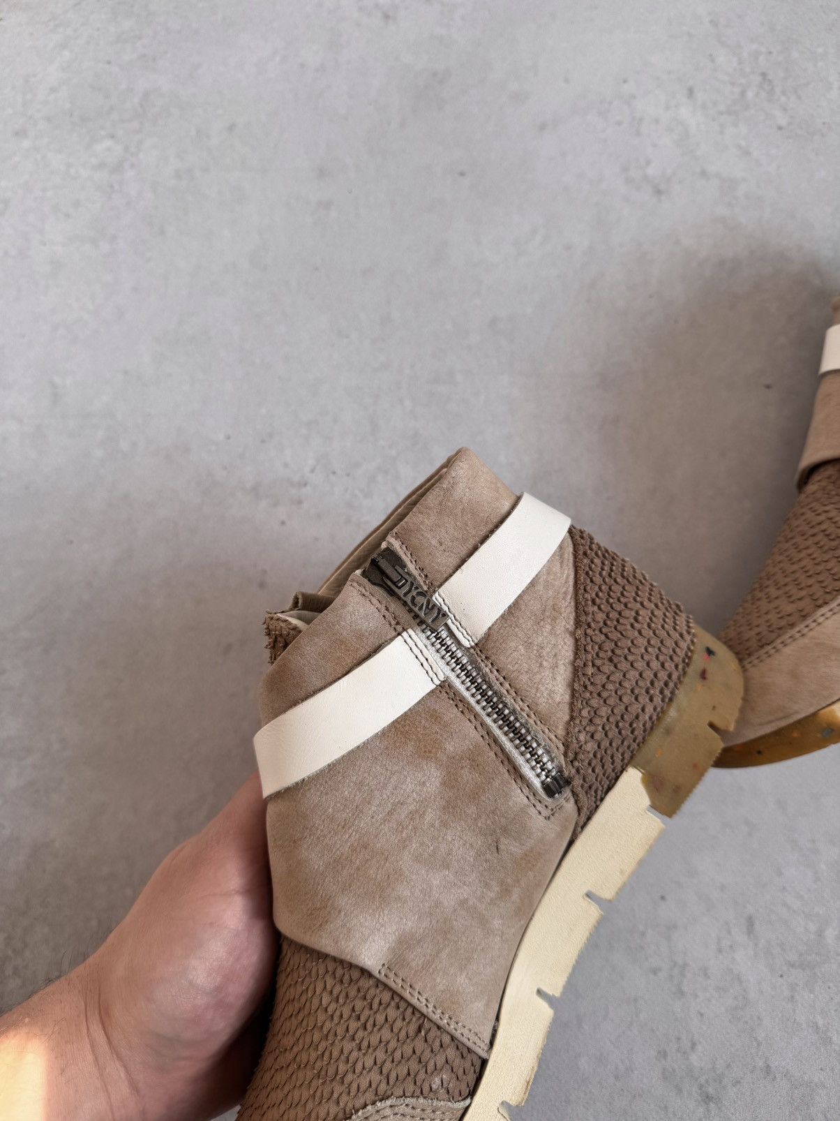 If Six Was Nine Vintage Italy AS 98 Style Rick Owens Vibes Yellow Cub Boots Size US 8 / IT 38 - 7 Thumbnail