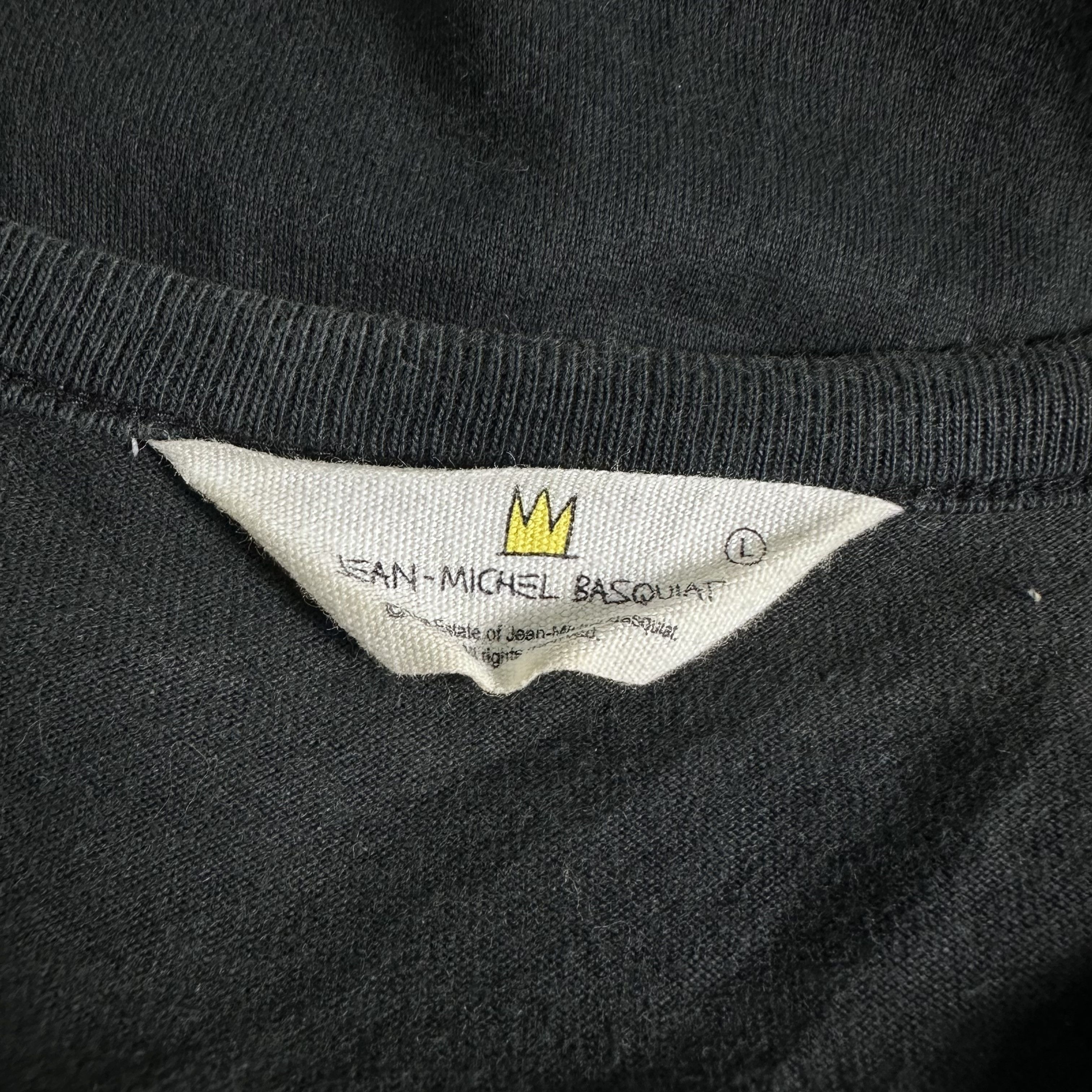 Jean-Michel Basquiat 🔥RARE🔥Vintage Jean-Michel Basquiat Henley T-shirt Size US L / EU 52-54 / 3 - 5 Thumbnail
