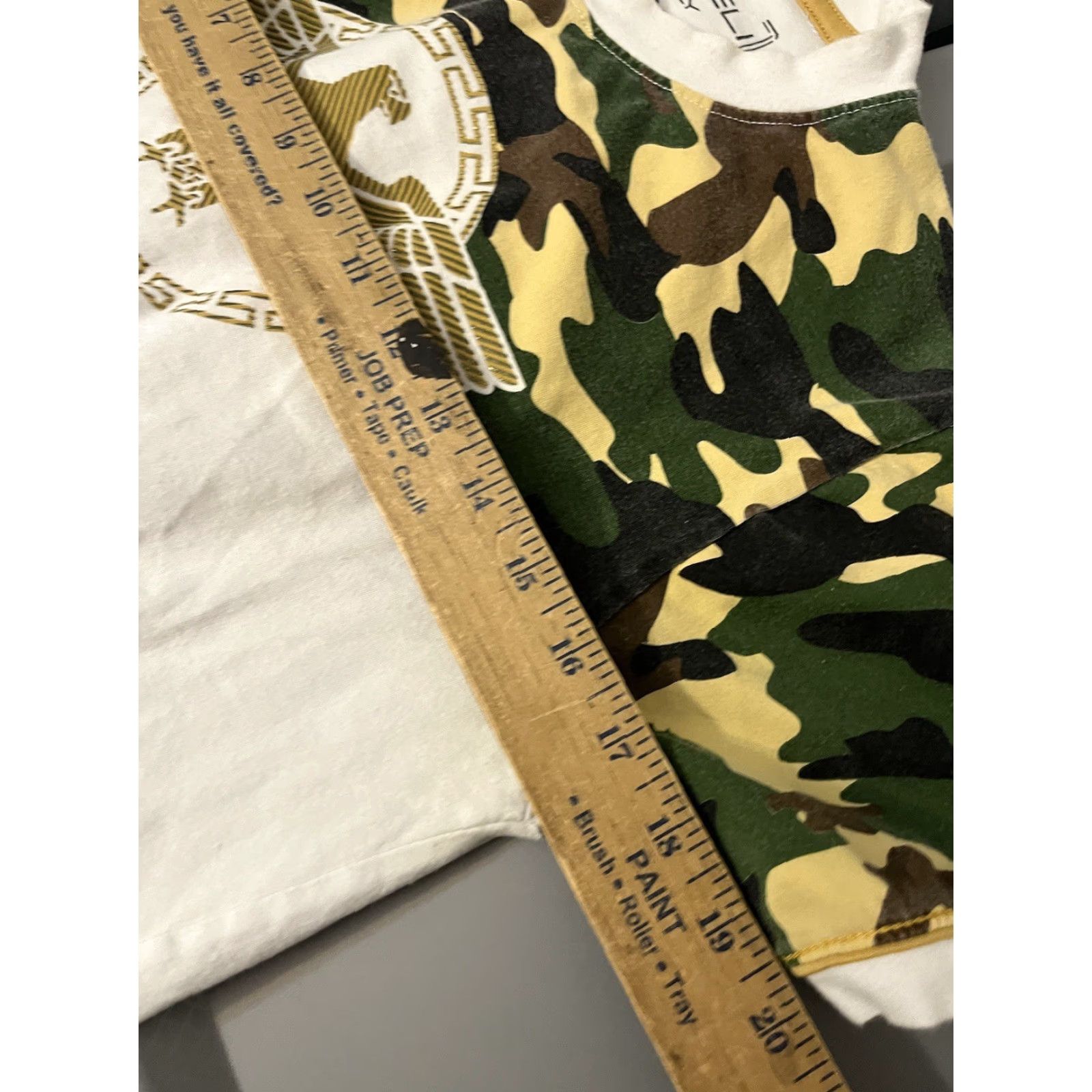 Logo 7 Bucheli Moda Italia T-Shirt Men's Small Embroidered Camo Logo Short Sleeve Size US S / EU 44-46 / 1 - 5 Thumbnail