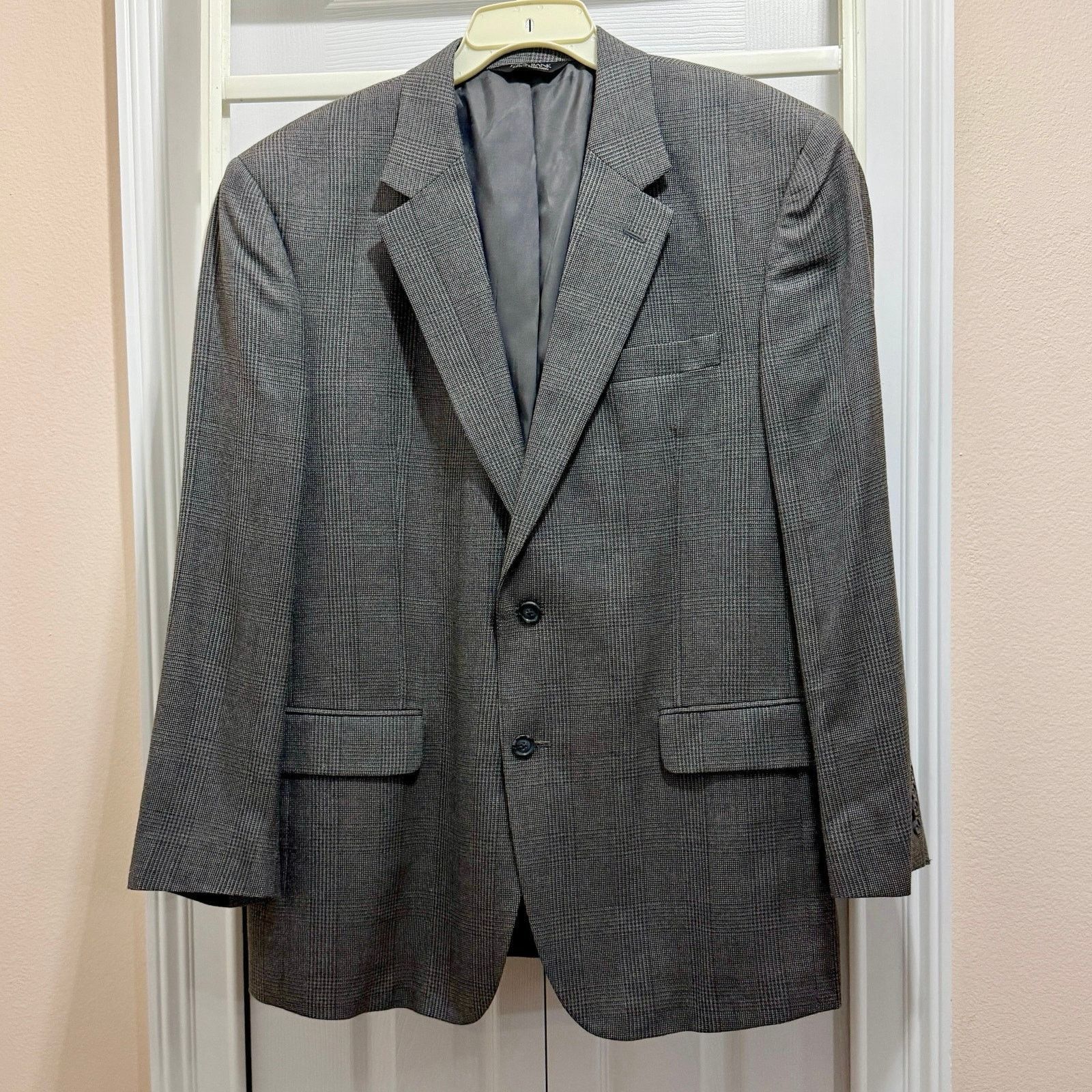 Jos. A. Bank Jos. A. Bank 44R silk & wool sport coat suit jacket blazer Size 44R - 1 Thumbnail